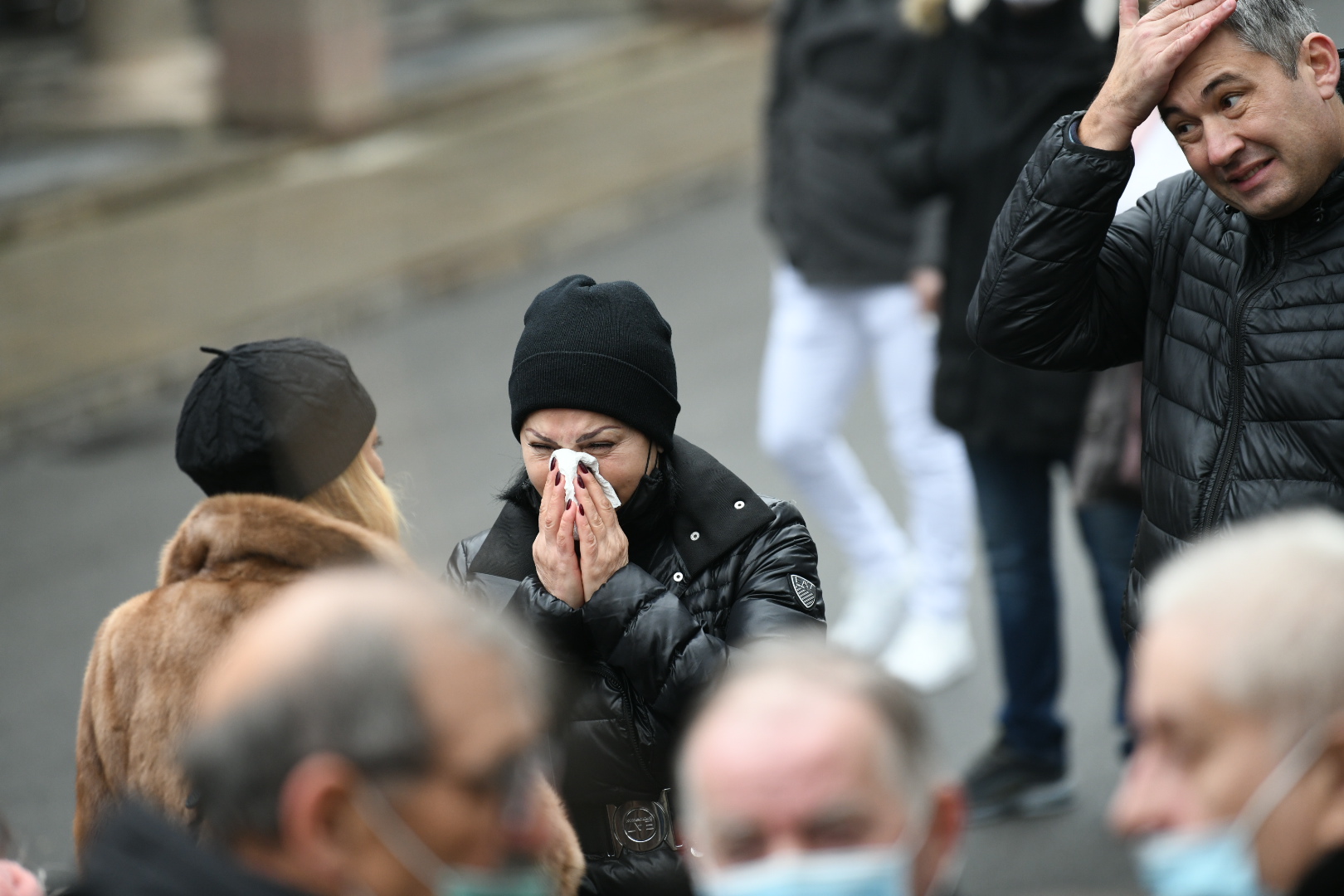 Beograd 11.12.2020. Sahrana, Džej Ramadanovski, Novo groblje Foto: Vesna Lalić/Nova.rs