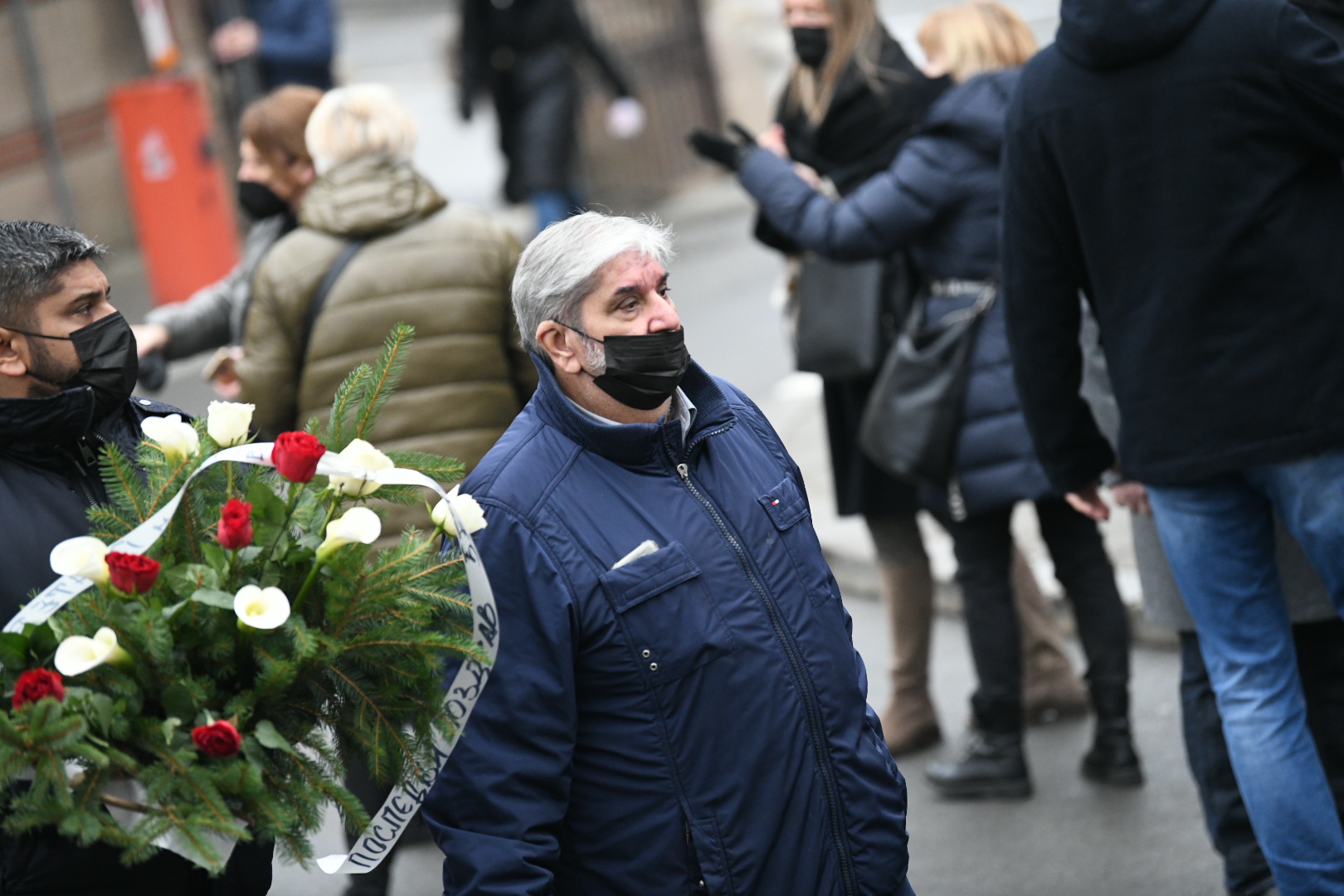 Beograd 11.12.2020. Sahrana, Džej Ramadanovski, Novo groblje Foto: Vesna Lalić/Nova.rs