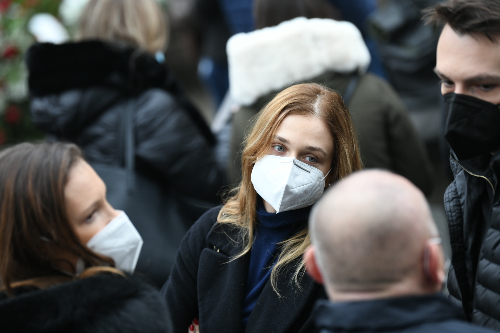 Mina Sovtić
Beograd 11.12.2020. Sahrana, Džej Ramadanovski, Novo groblje Foto: Vesna Lalić/Nova.rs
