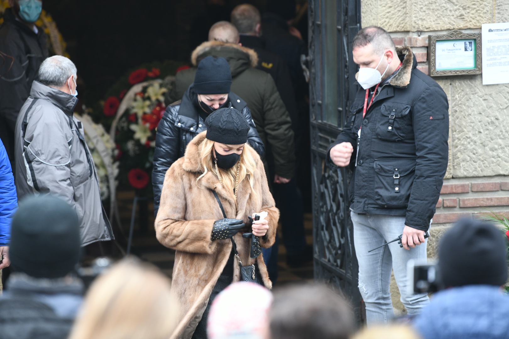 Vanesa Šokčić
Beograd 11.12.2020. Sahrana, Džej Ramadanovski, Novo groblje Foto: Vesna Lalić/Nova.rs