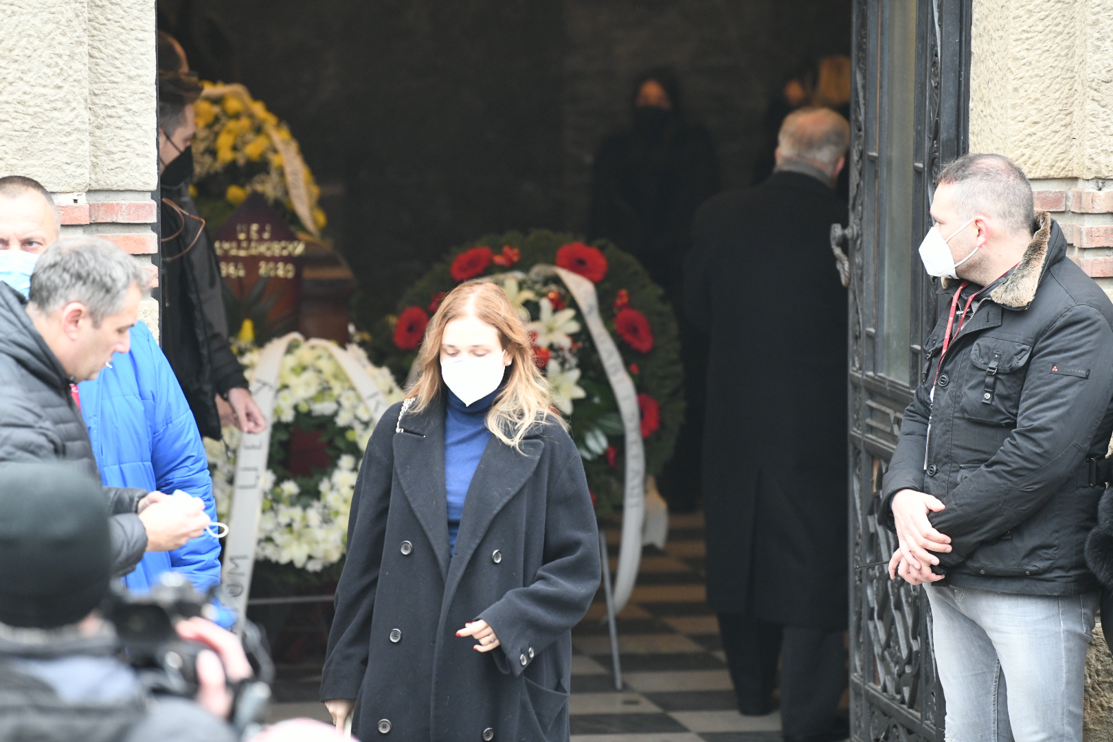 Beograd 11.12.2020. Sahrana, Džej Ramadanovski, Novo groblje Foto: Vesna Lalić/Nova.rs