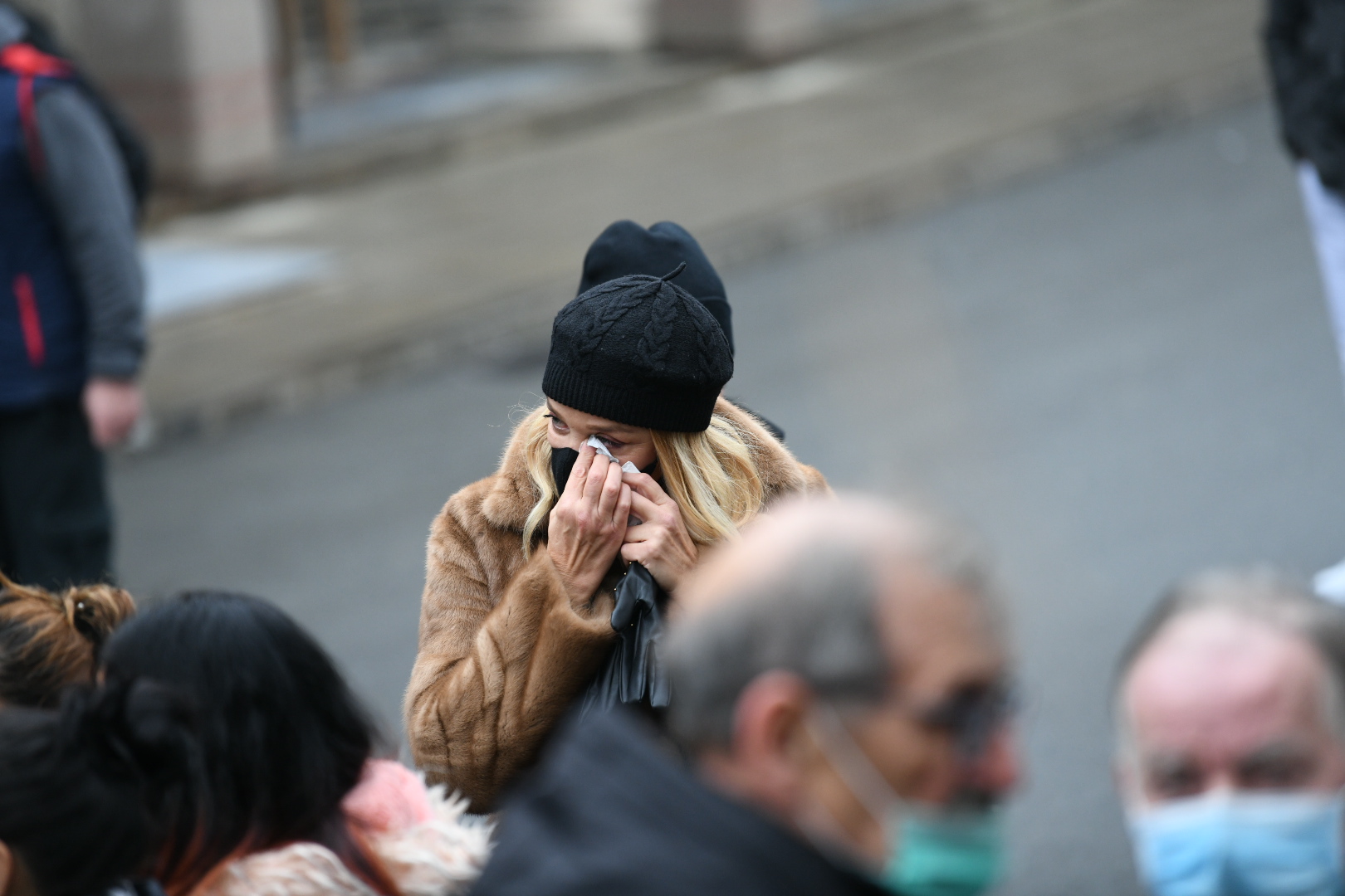 Vanesa Šokčić
Beograd 11.12.2020. Sahrana, Džej Ramadanovski, Novo groblje Foto: Vesna Lalić/Nova.rs