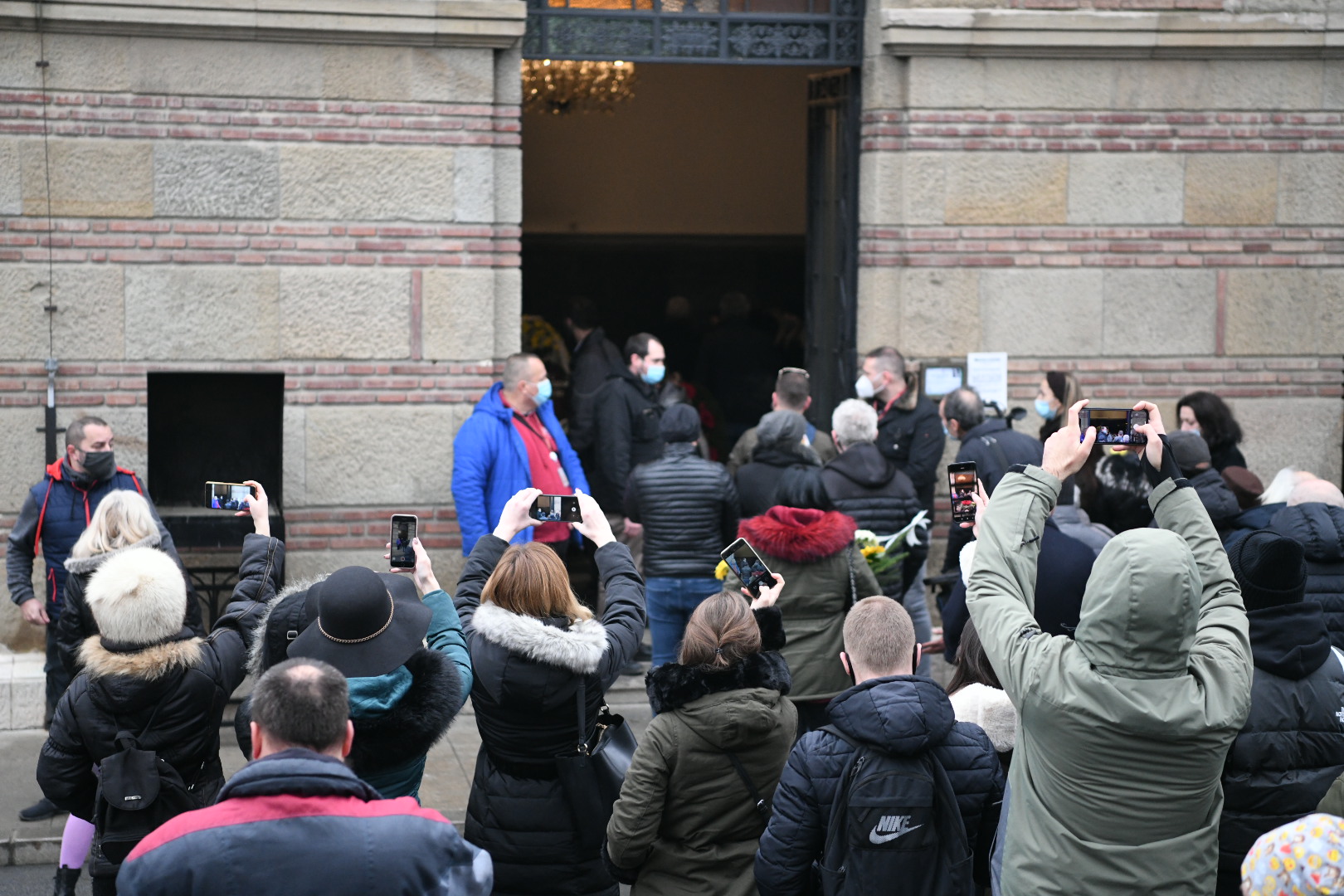 Beograd 11.12.2020. Sahrana, Džej Ramadanovski, Novo groblje Foto: Vesna Lalić/Nova.rs