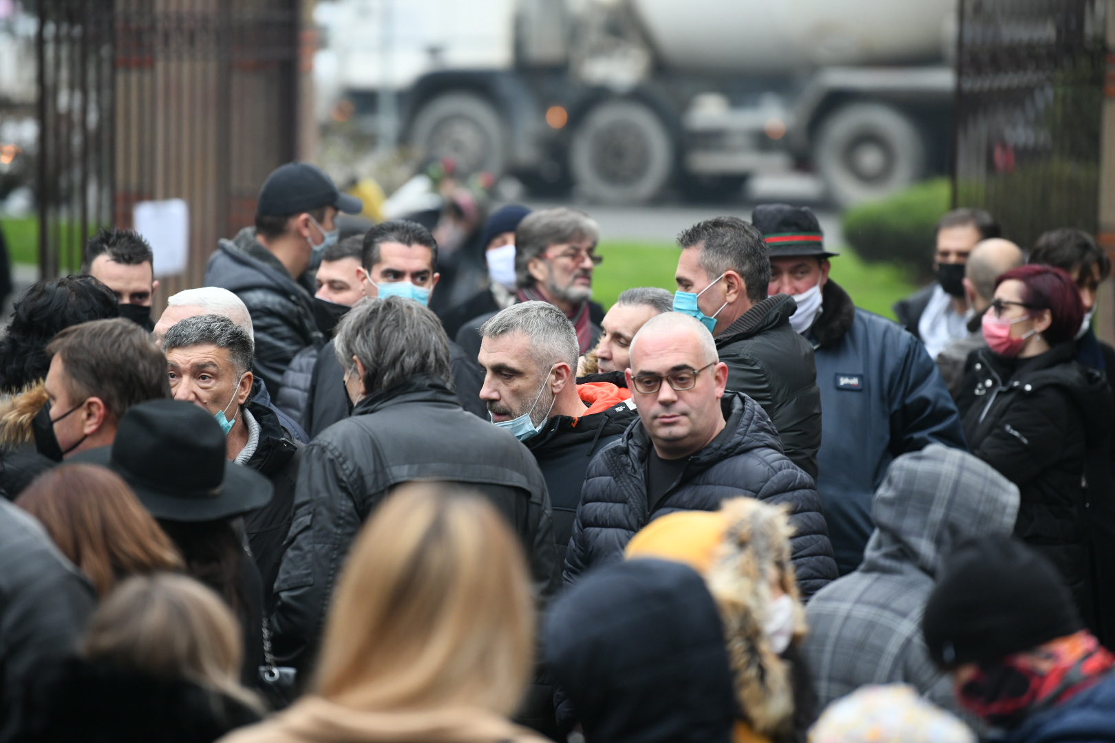 Beograd 11.12.2020. Sahrana, Džej Ramadanovski, Novo groblje Foto: Vesna Lalić/Nova.rs