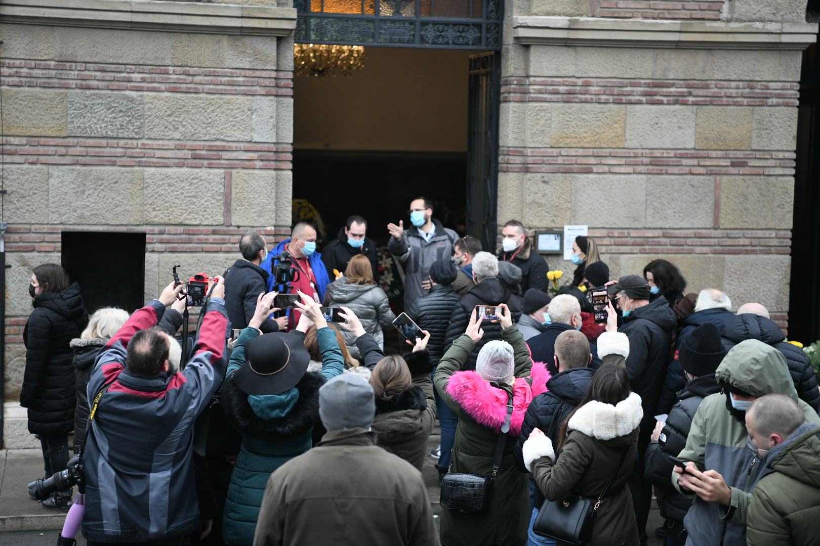 Beograd 11.12.2020. Sahrana, Džej Ramadanovski, Novo groblje Foto: Vesna Lalić/Nova.rs