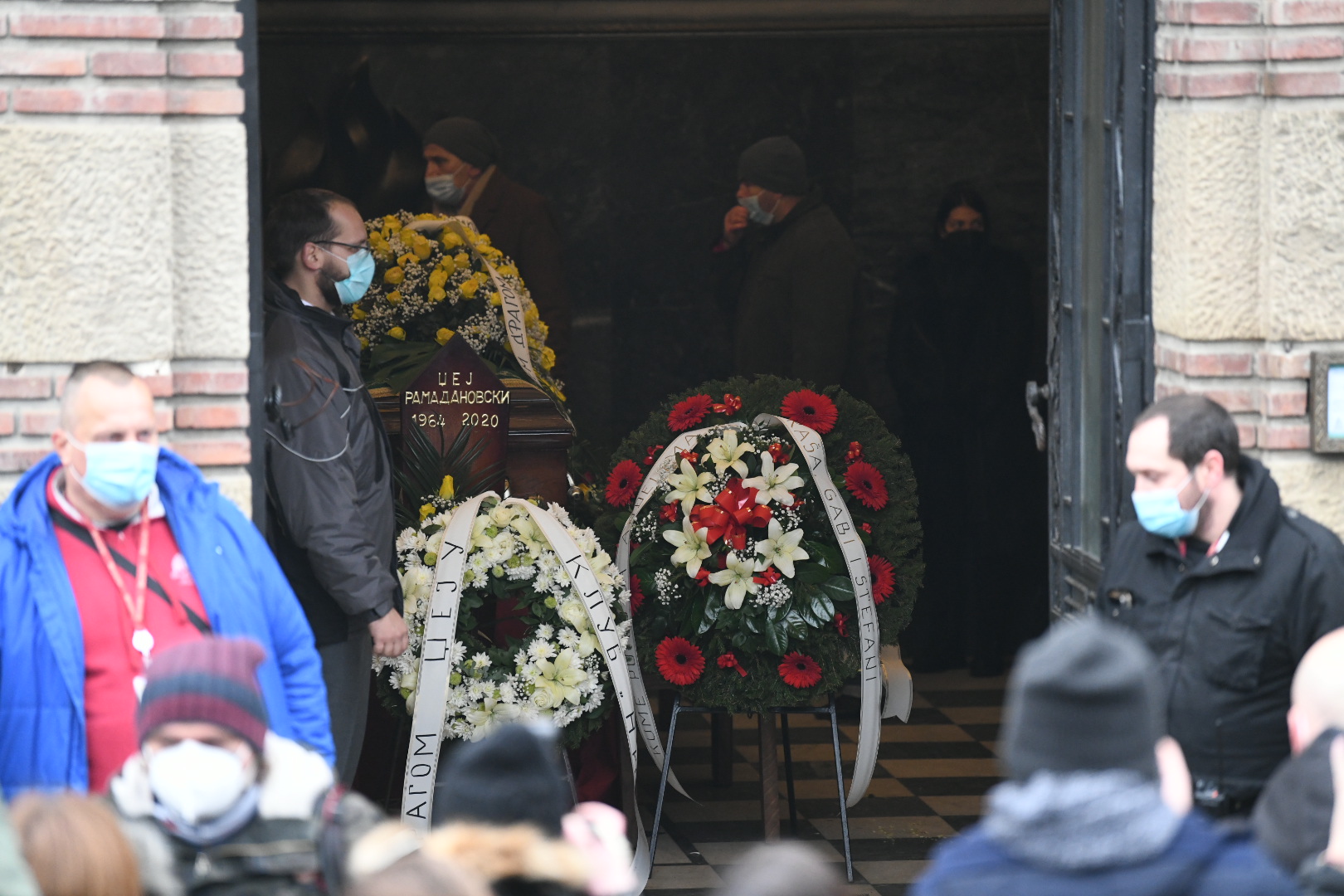 Beograd 11.12.2020. Sahrana, Džej Ramadanovski, Novo groblje Foto: Vesna Lalić/Nova.rs