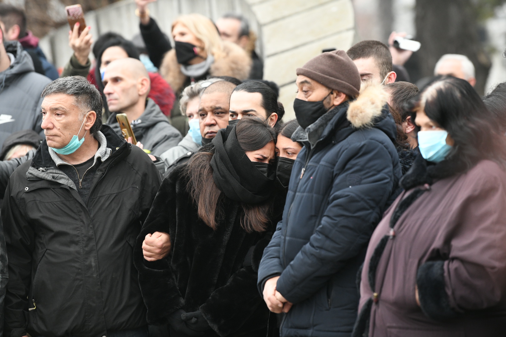 Beograd 11.12.2020. Sahrana, Džej Ramadanovski, Novo groblje Foto: Vesna Lalić/Nova.rs