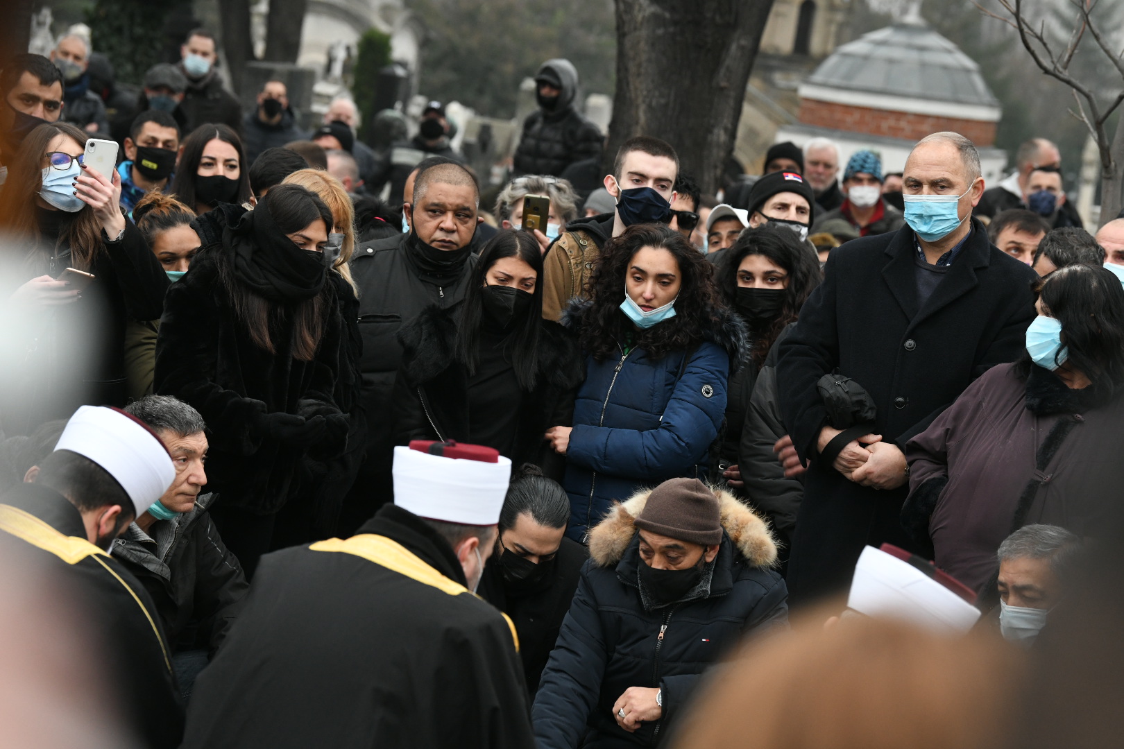 Beograd 11.12.2020. Sahrana, Džej Ramadanovski, Novo groblje Foto: Vesna Lalić/Nova.rs
