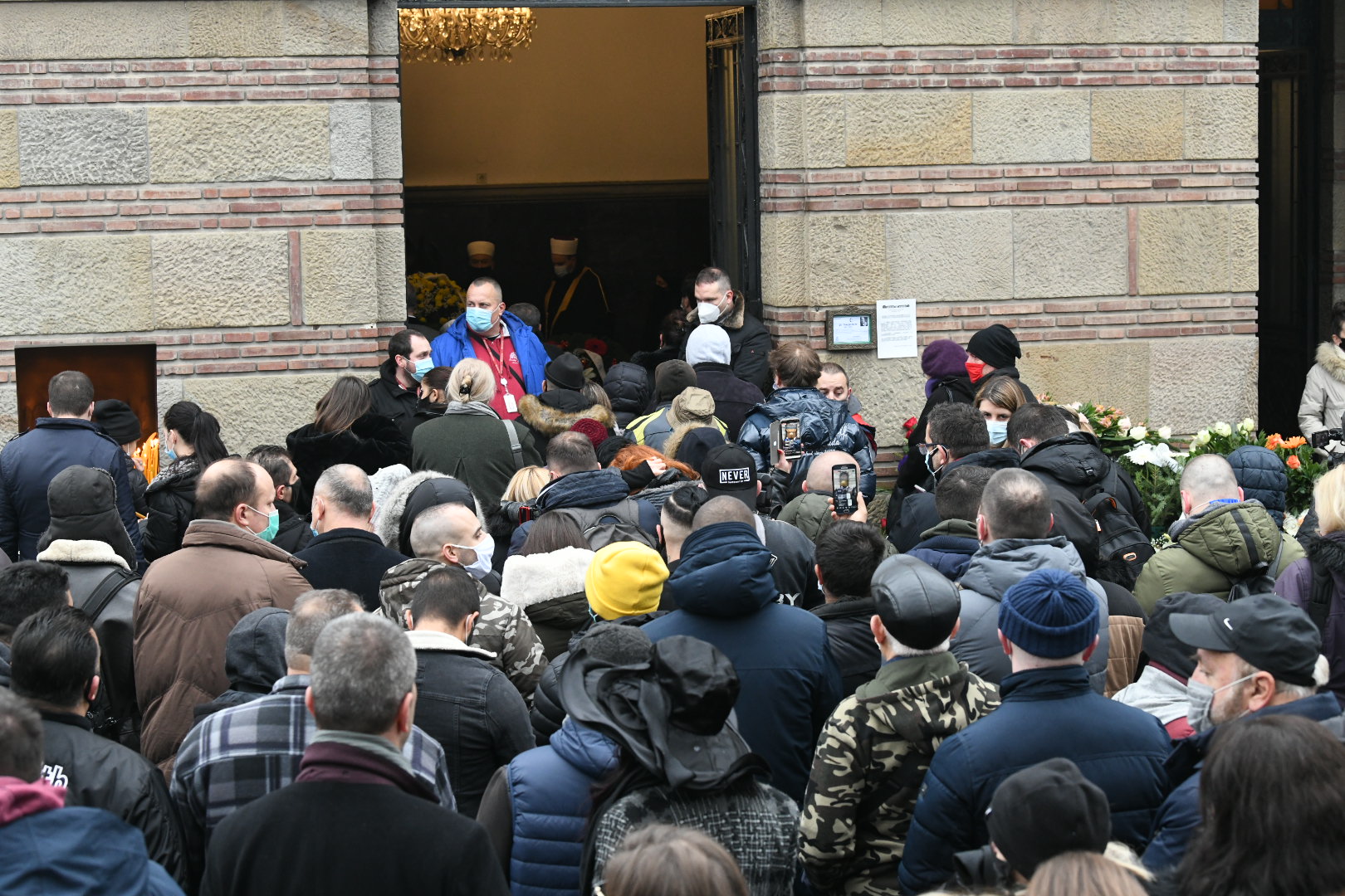 Beograd 11.12.2020. Sahrana, Džej Ramadanovski, Novo groblje Foto: Vesna Lalić/Nova.rs