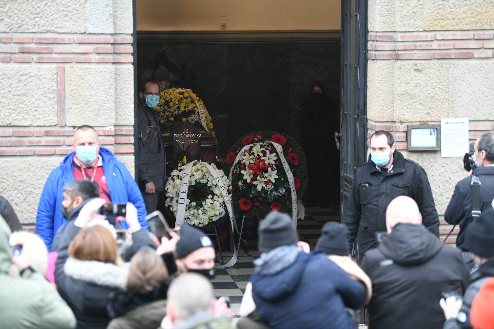 Beograd 11.12.2020. Sahrana, Džej Ramadanovski, Novo groblje Foto: Vesna Lalić/Nova.rs