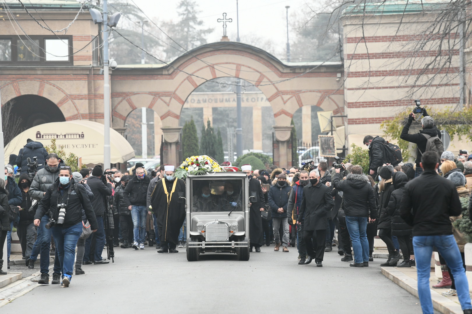 Beograd 11.12.2020. Sahrana, Džej Ramadanovski, Novo groblje Foto: Vesna Lalić/Nova.rs