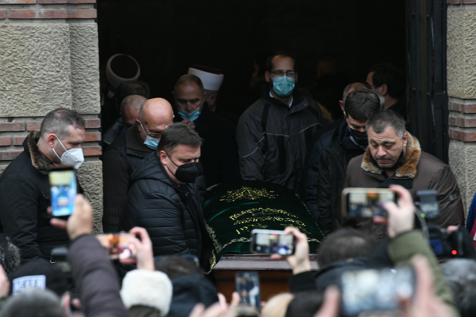 Beograd 11.12.2020. Sahrana, Džej Ramadanovski, Novo groblje Foto: Vesna Lalić/Nova.rs