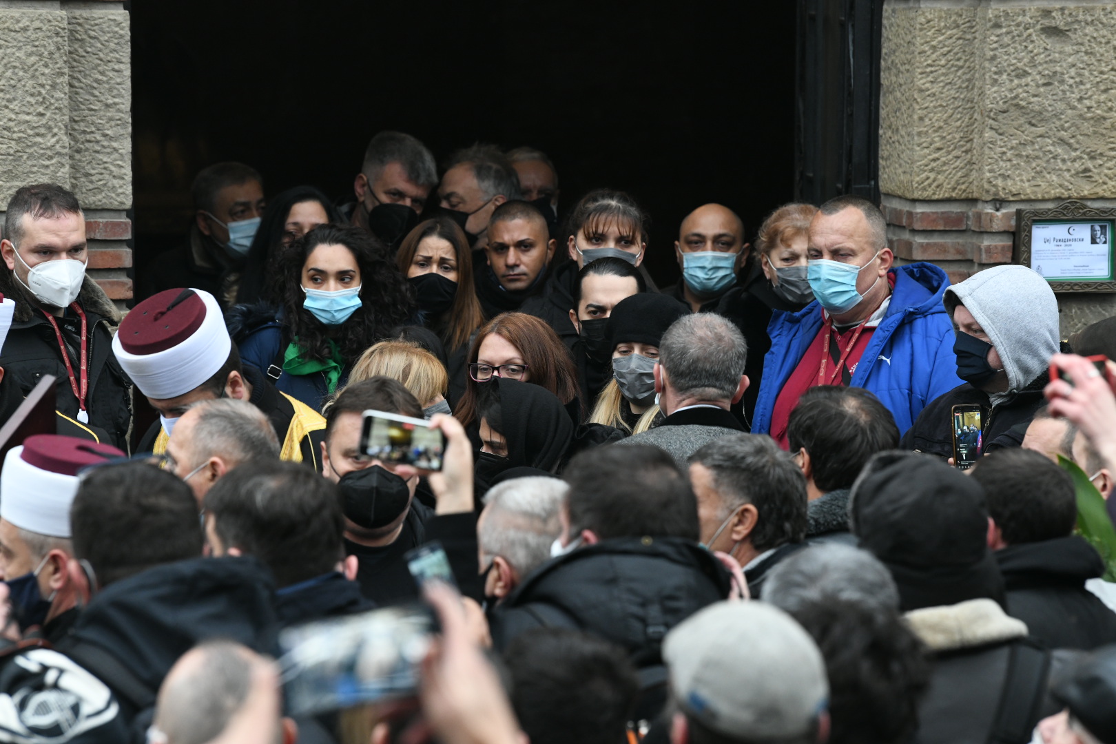 Beograd 11.12.2020. Sahrana, Džej Ramadanovski, Novo groblje Foto: Vesna Lalić/Nova.rs