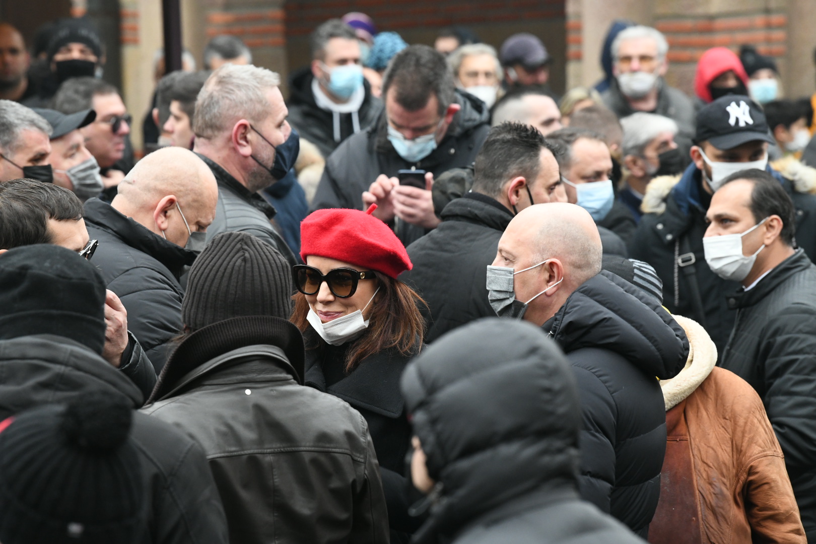 Romana Panić
Beograd 11.12.2020. Sahrana, Džej Ramadanovski, Novo groblje Foto: Vesna Lalić/Nova.rs