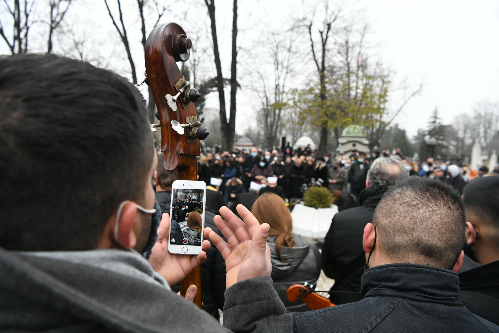 Beograd 11.12.2020. Sahrana, Džej Ramadanovski, Novo groblje Foto: Vesna Lalić/Nova.rs
