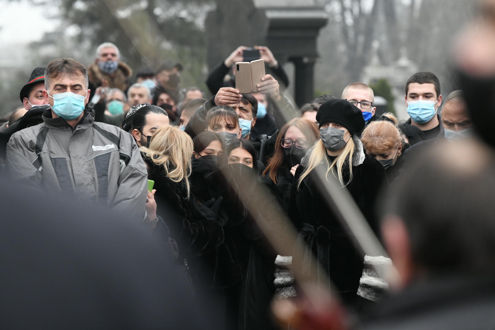 Beograd 11.12.2020. Sahrana, Džej Ramadanovski, Novo groblje Foto: Vesna Lalić/Nova.rs džej saradnica devojka  Andrijana Tomanic Andrijana Tomanić