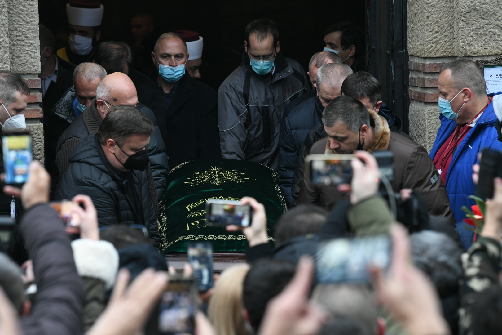 Beograd 11.12.2020. Sahrana, Džej Ramadanovski, Novo groblje Foto: Vesna Lalić/Nova.rs