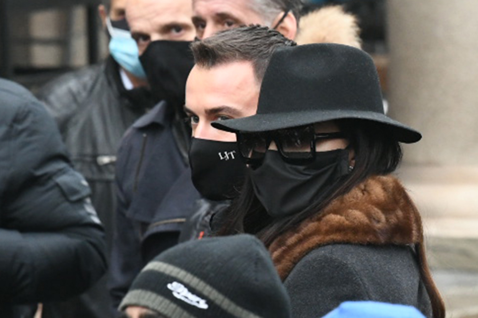 Svetlana Ceca Raznatovic i Ljubomir Tozev na sahrani Dzej Ramadanovski