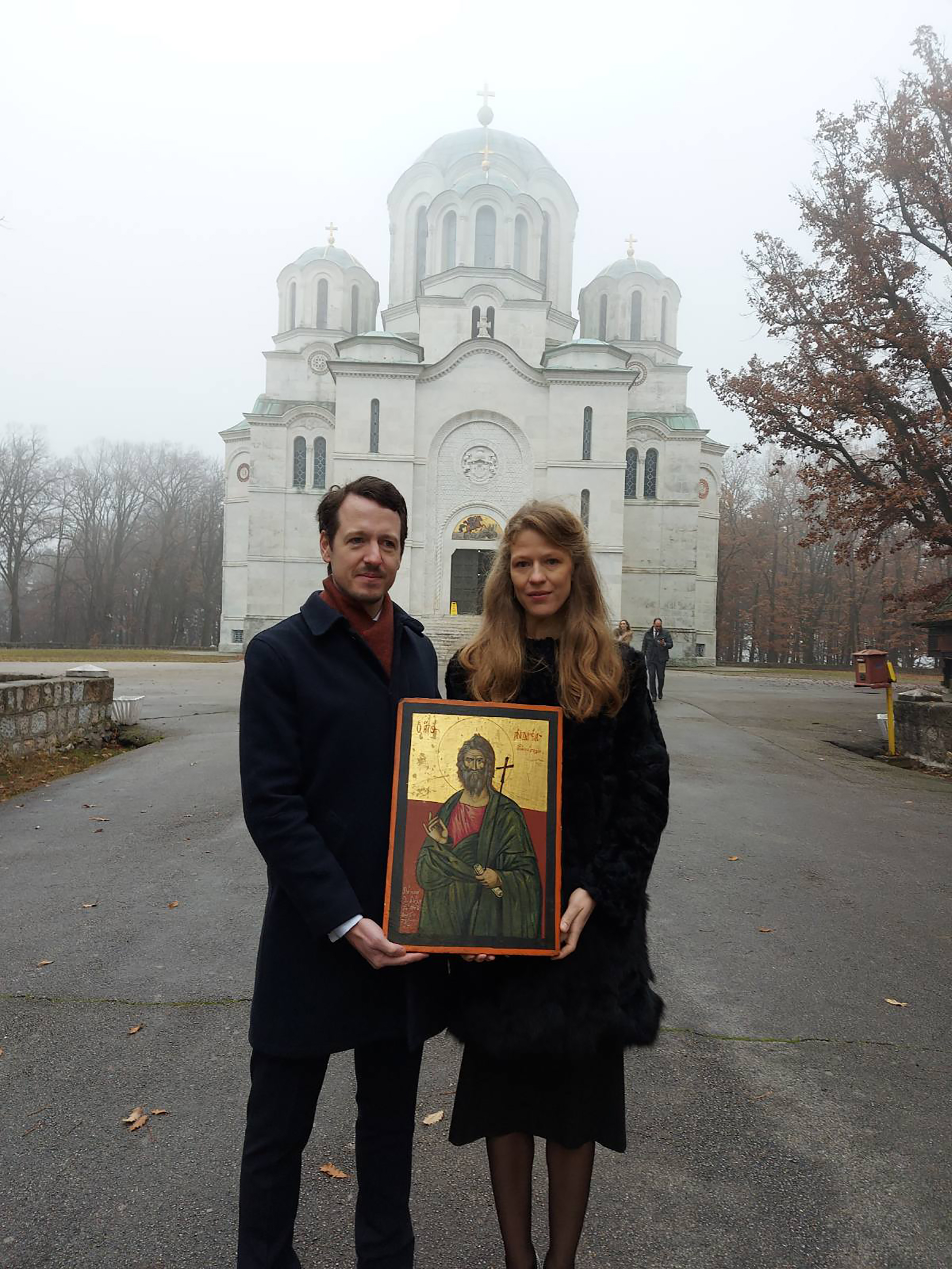 Princ Filip sa porodicom proslavio Krsnu Slavu na Oplencu