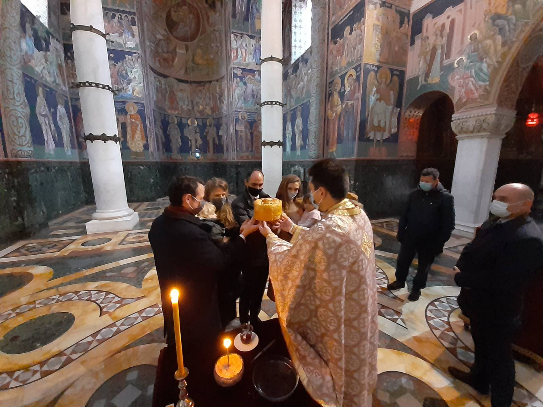 Princ Filip sa porodicom proslavio Krsnu Slavu na Oplencu