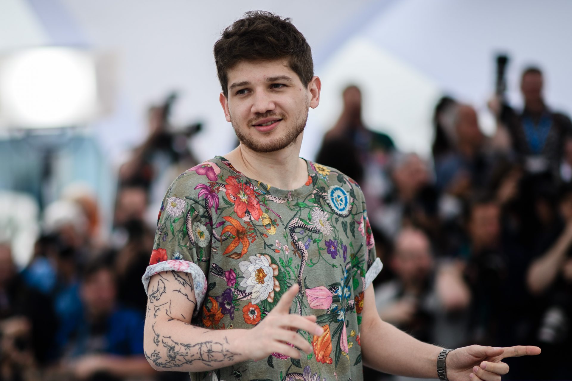 Kantemir Balagov.
epa06721724 Russian director and Un Certain Regard Jury Member Kantemir Balagov poses during the 'Un Certain Regard' jury photocall for at the 71st annual Cannes Film Festival, in Cannes, France, 09 May 2018.  EPA-EFE/CLEMENS BILAN