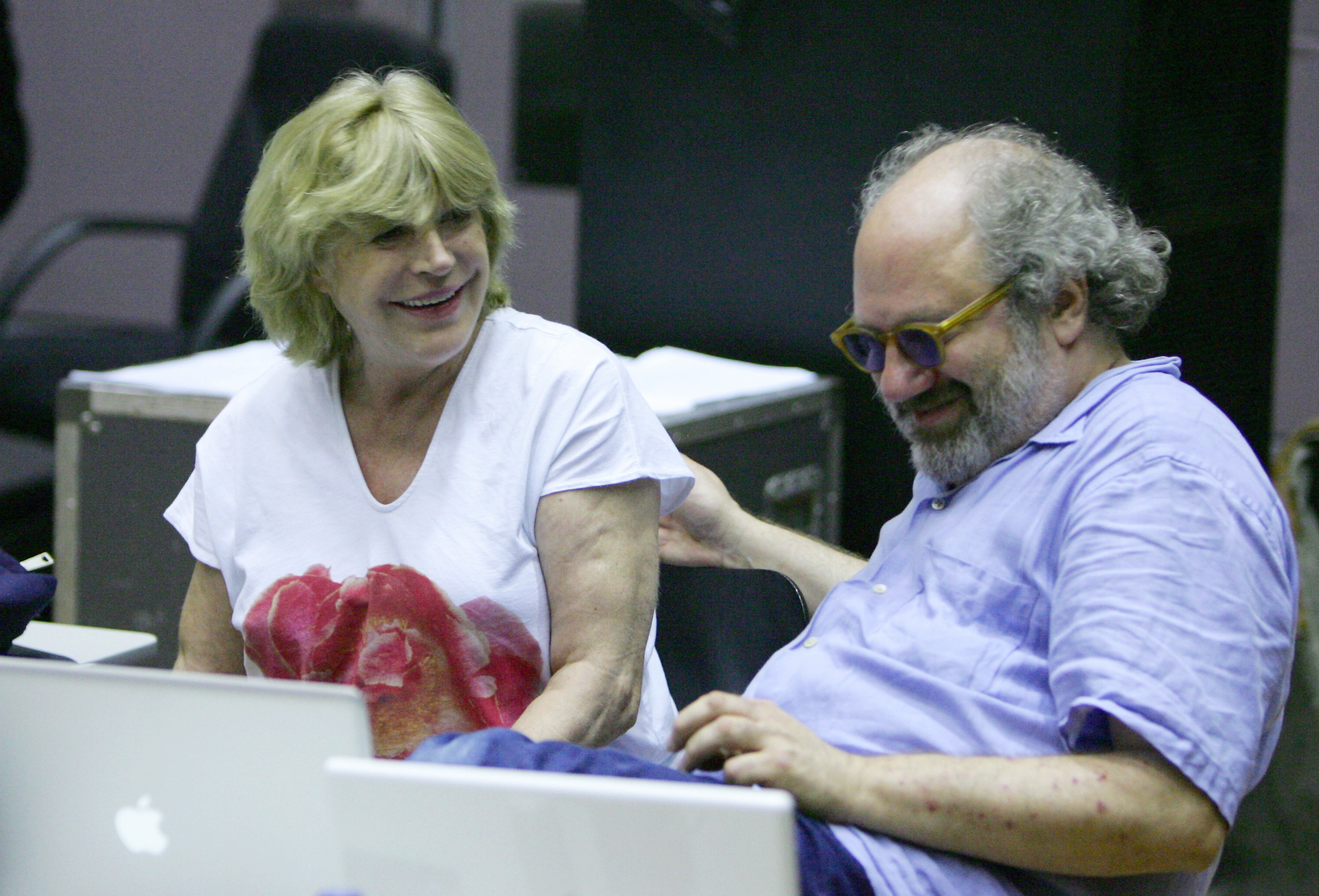 Rehearsal for the 'Rogues Gallery'