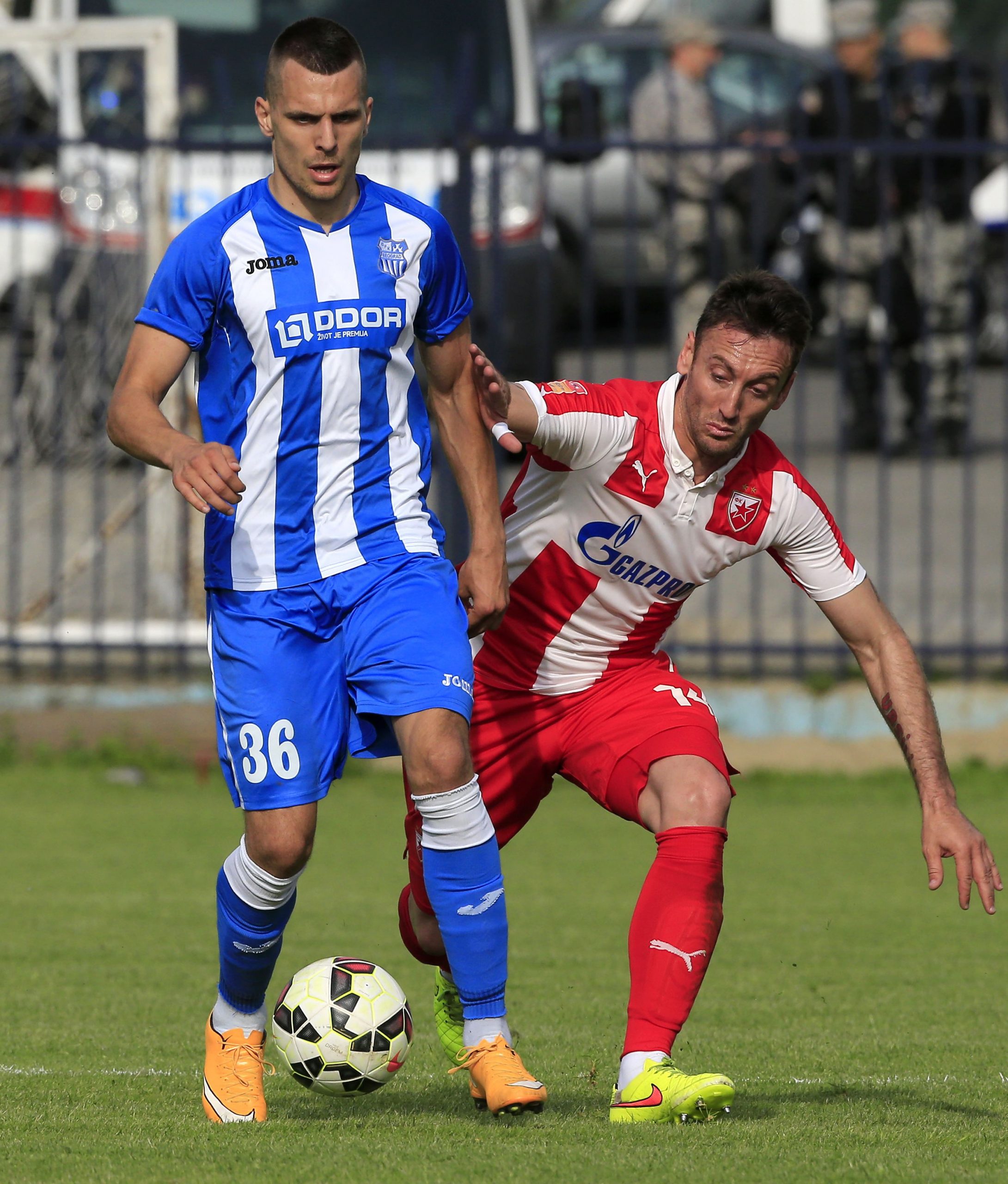 Fudbal Jelen Super League season 2014-2015
OFK Beograd v Crvena Zvezda 
Komnen Andric (L) and Savo Pavicevic
Beograd, 16.05.2015.
foto: Srdjan Stevanovic/Starsportphoto©