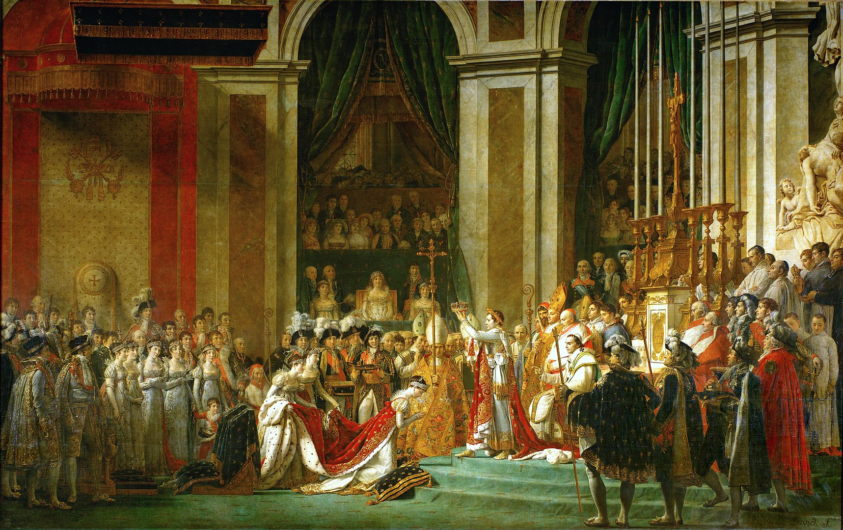 Zak-Luj David, Krunisanje Napoleona I, 1805-7, Foto: Wikipedia
