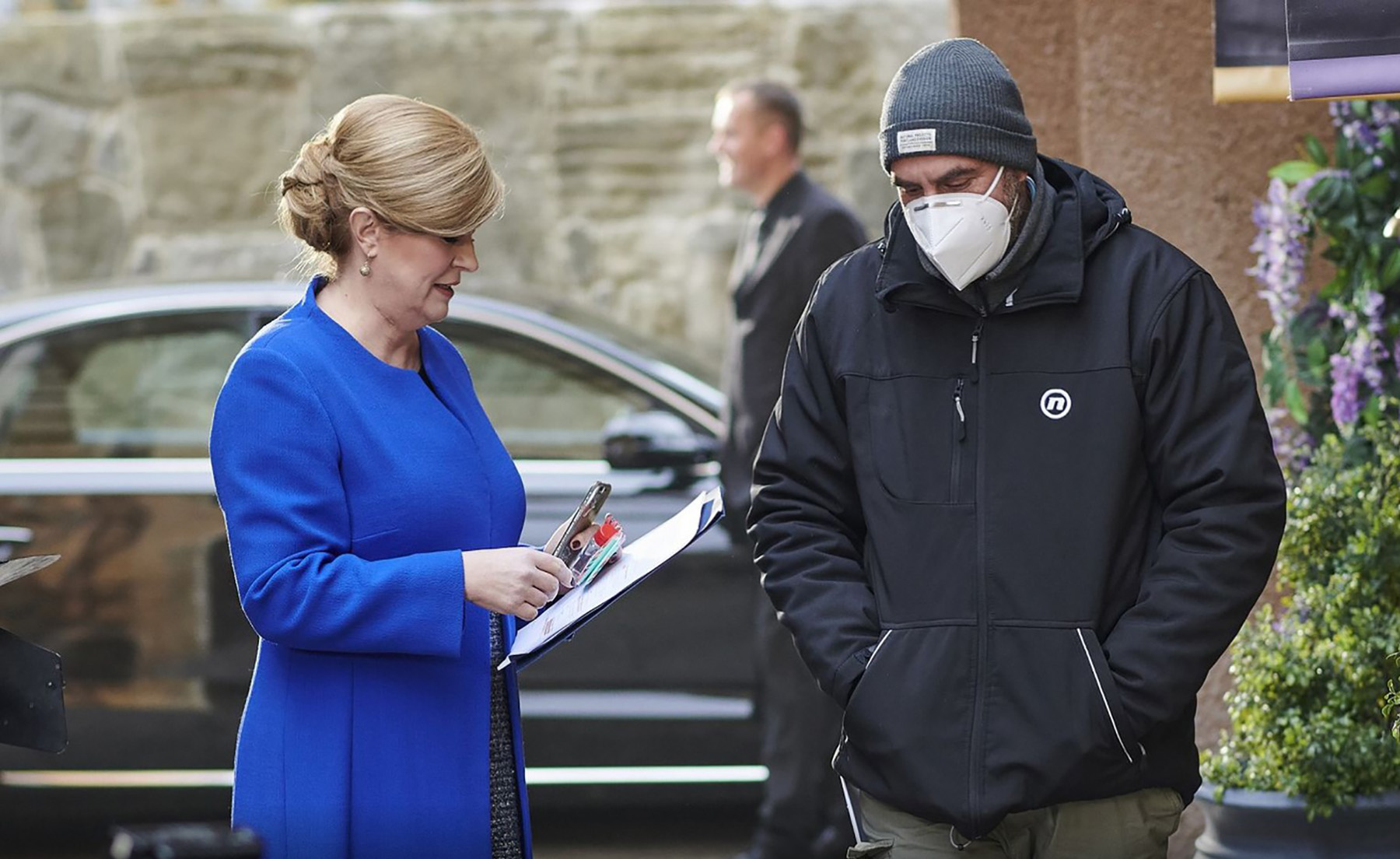 Dar Mar, snimanje serije, Kolinda Grabar-Kitarović