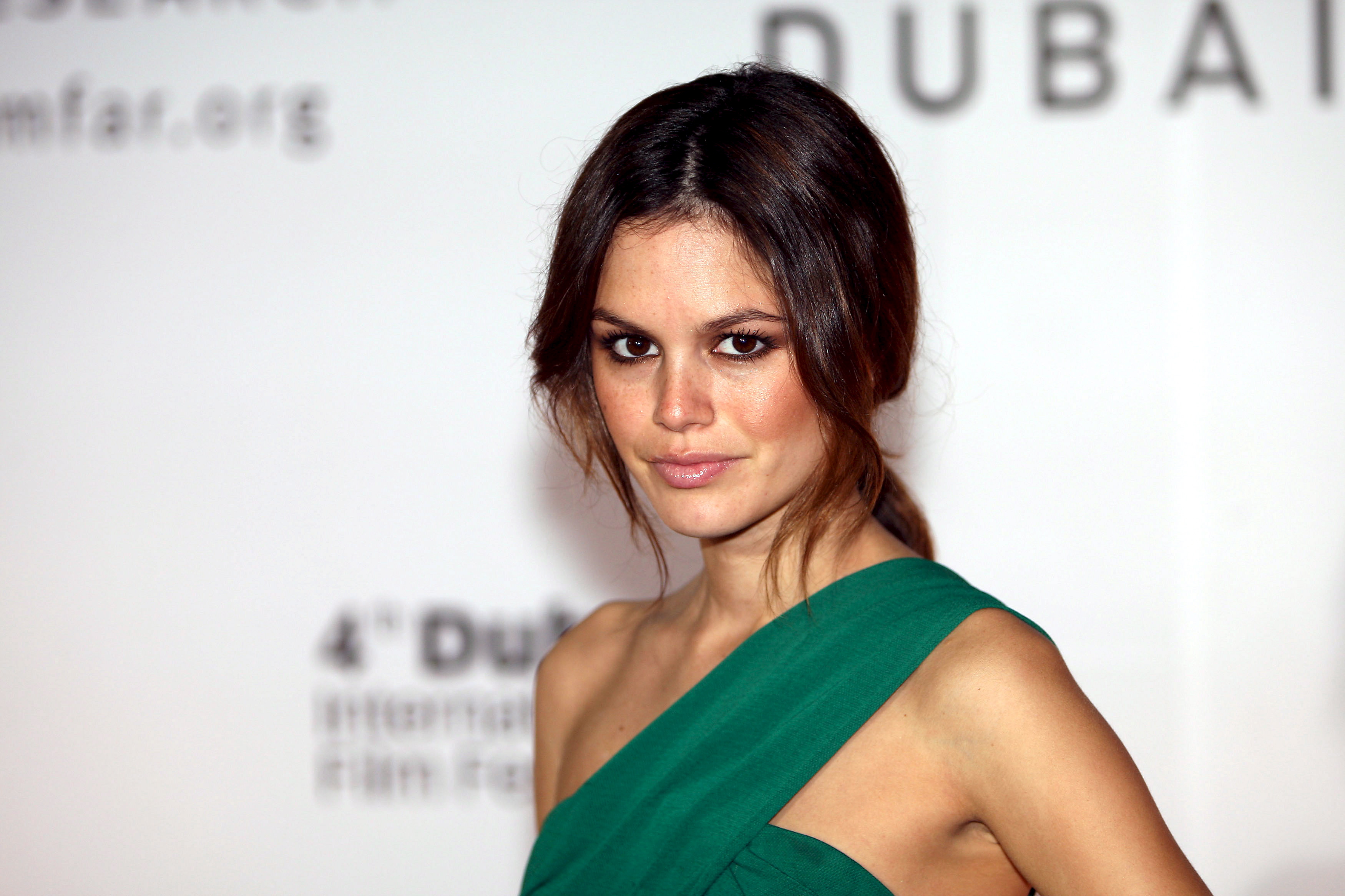 US actress Rachel Bilson passes on the red carpet at the Cinema Against AIDS event