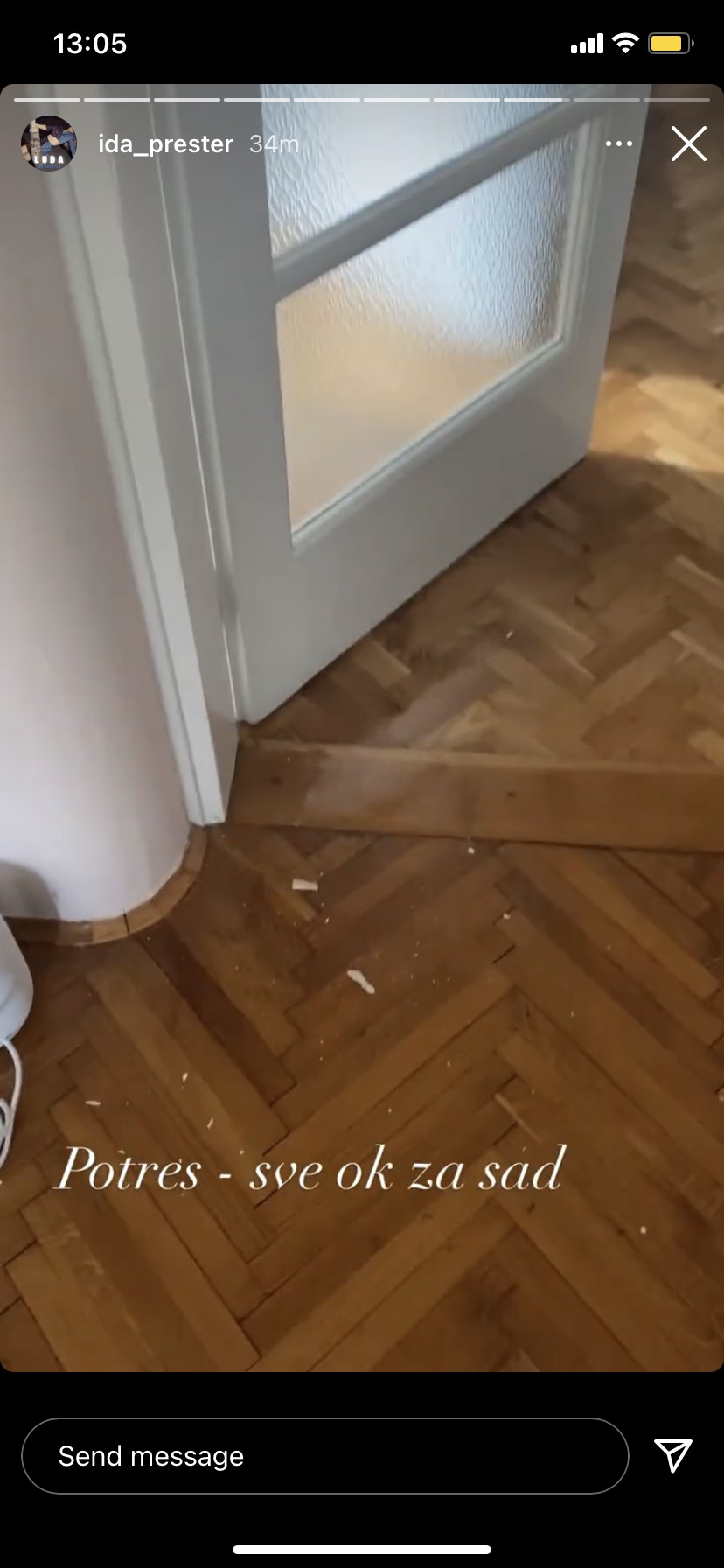 Ida Prester, zemljotres, Hrvatska, Zagreb Foto: Instagram/ida_prester