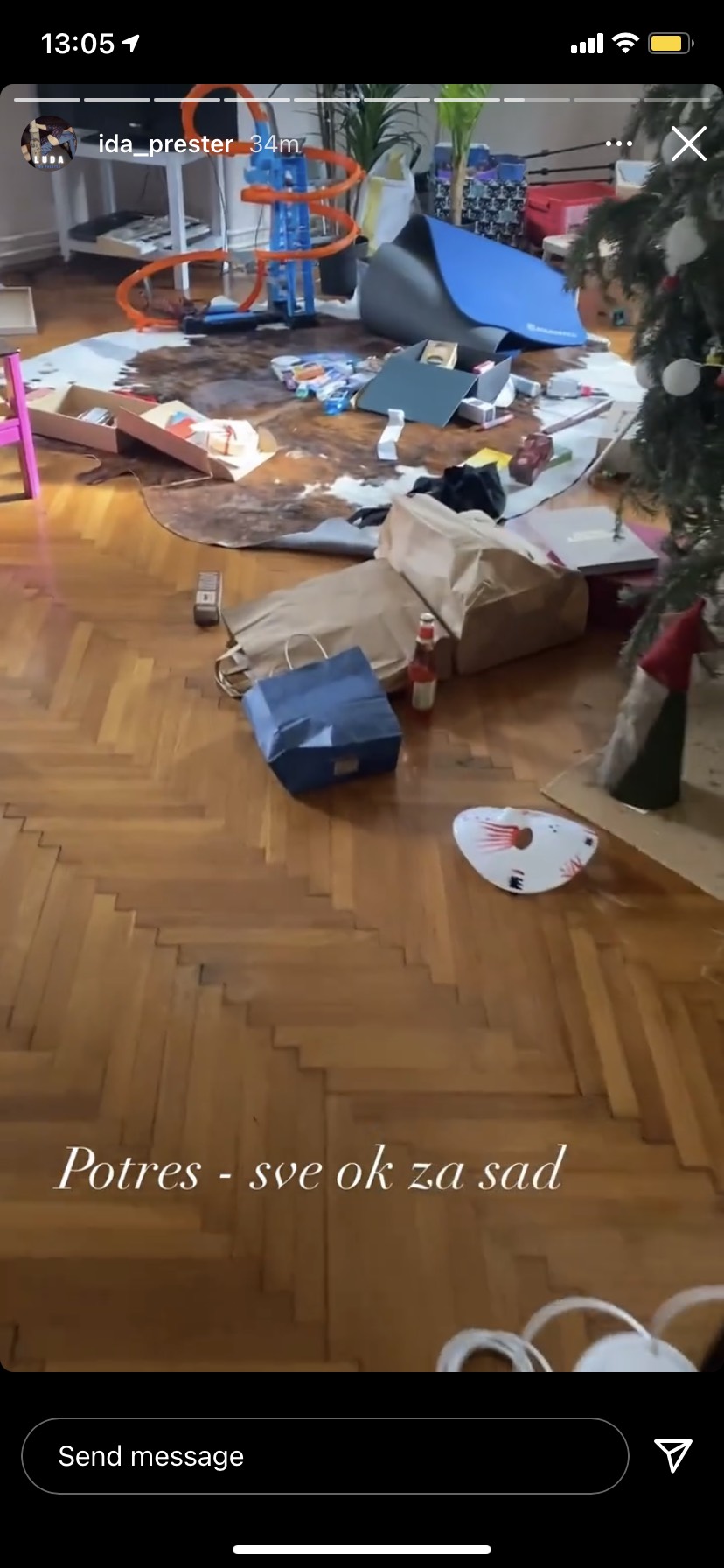 Ida Prester, zemljotres, Hrvatska, Zagreb Foto: Instagram/ida_prester