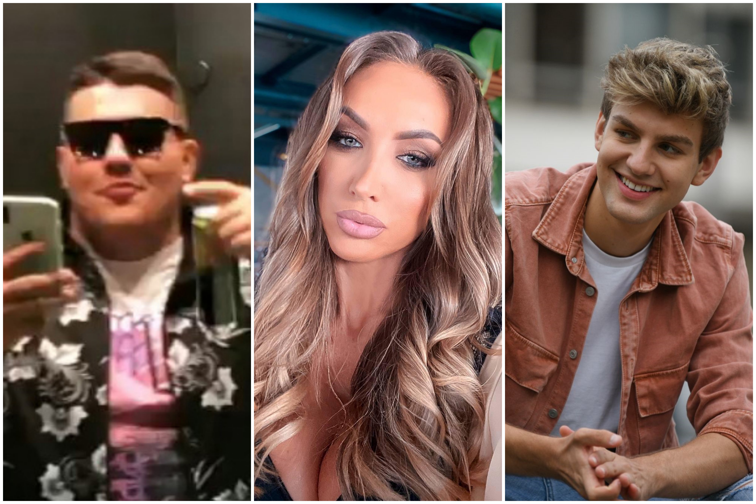 Inas Arnautovic, Goga Sekulić, Andrija Jo, kombo Foto: Instagram/innnnass/Privatna arhiva/Arhiva