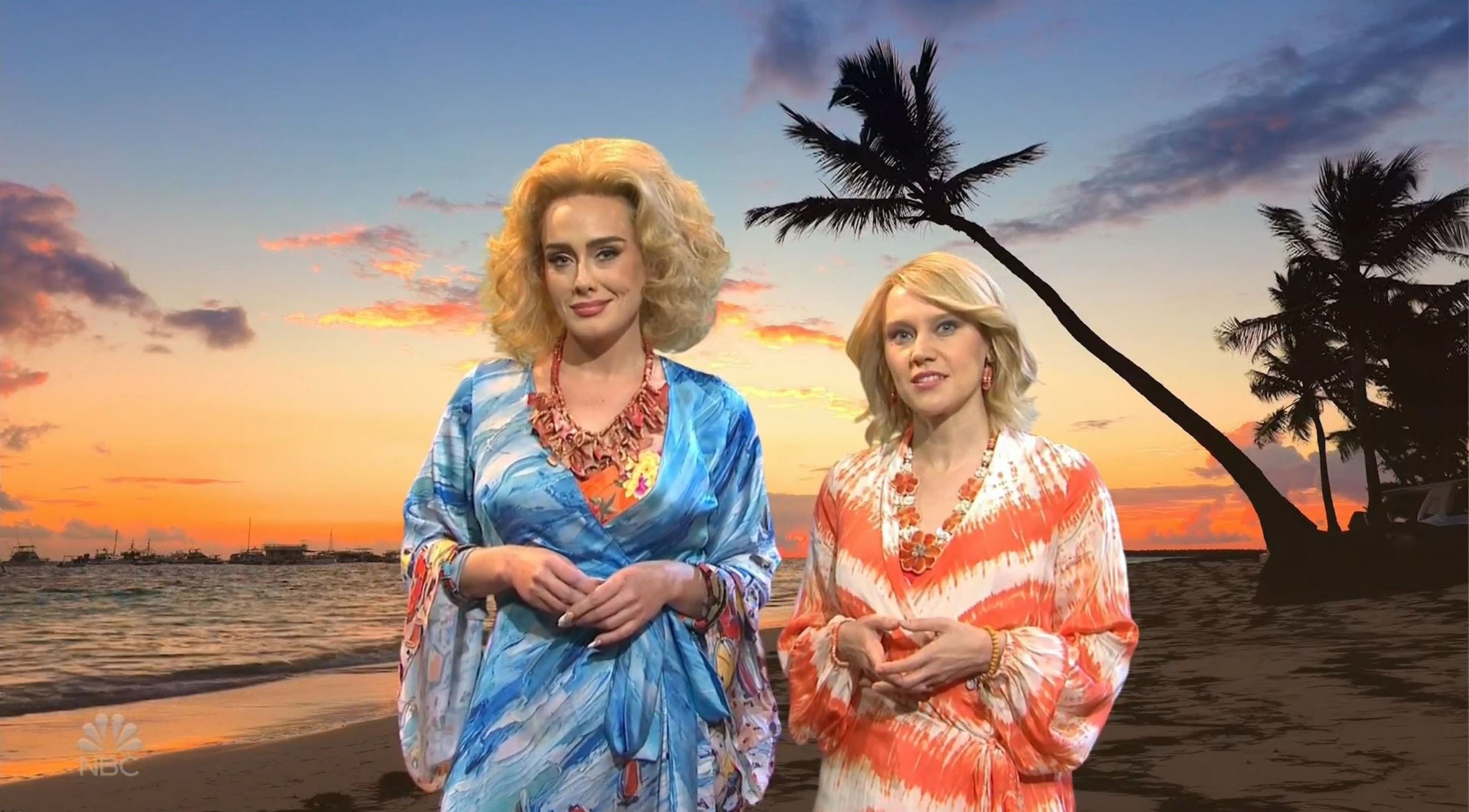 Adele completely loses it and can't stop giggling during hilarious sketch with Kate McKinnon on Saturday Night Live