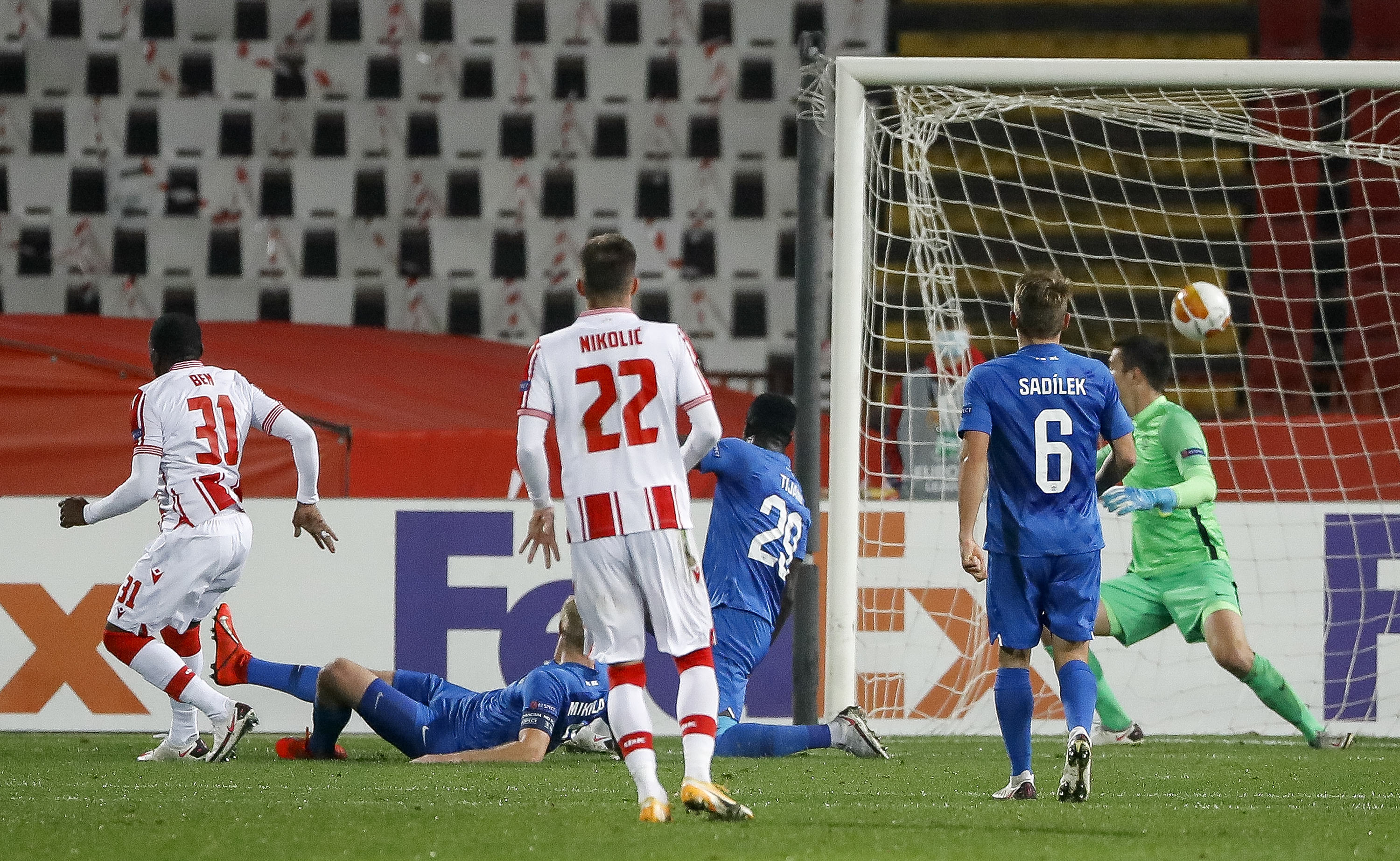 Fudbal-UEFA Europa LeagueGroup L-FK Crvena Zvezda v Slovan Liberec
Beograd, 29.10.2020.
foto: Srdjan Stevanovic/Starsportphoto ©