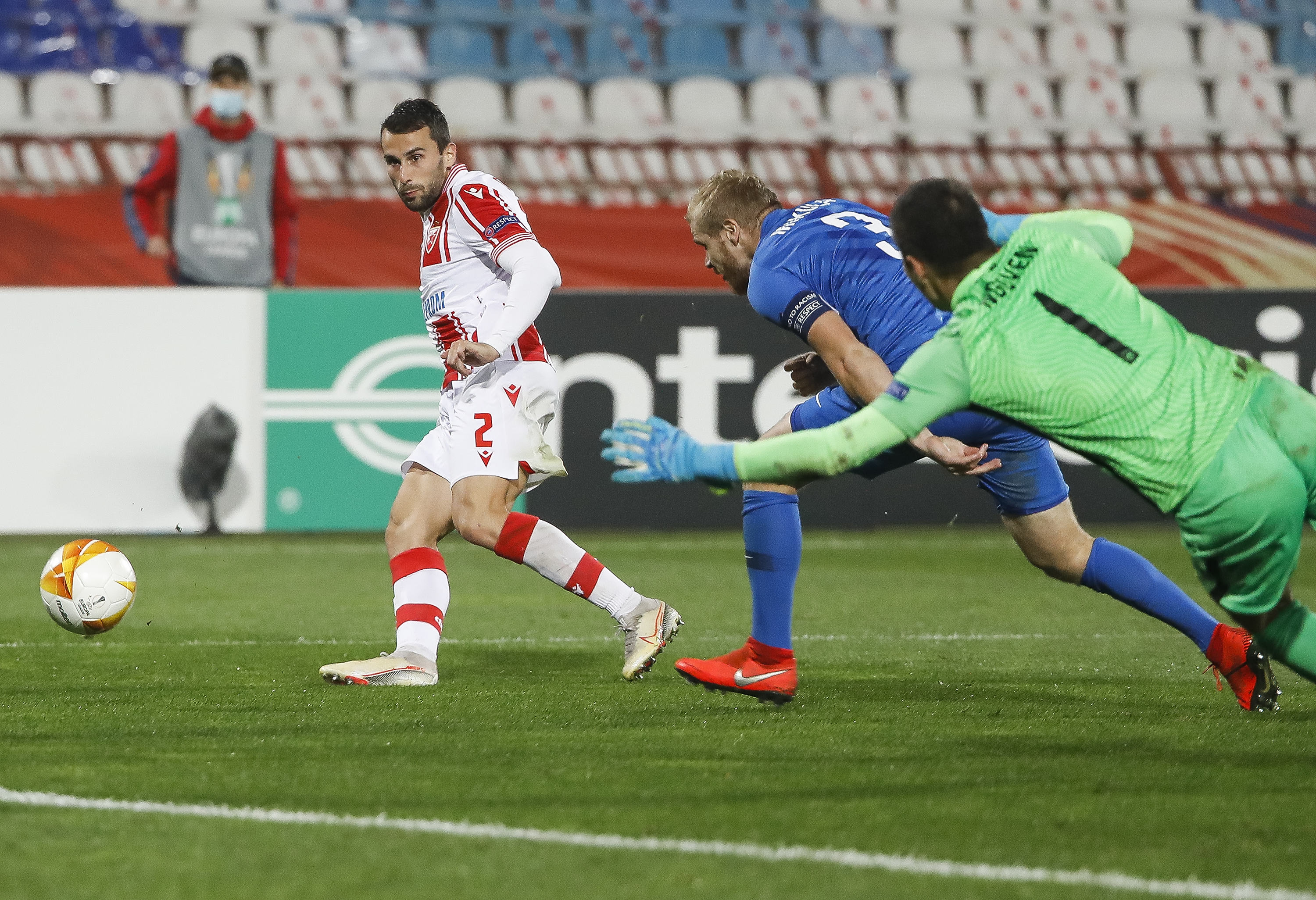 Fudbal-UEFA Europa LeagueGroup L-FK Crvena Zvezda v Slovan Liberec
Beograd, 29.10.2020.
foto: Srdjan Stevanovic/Starsportphoto ©