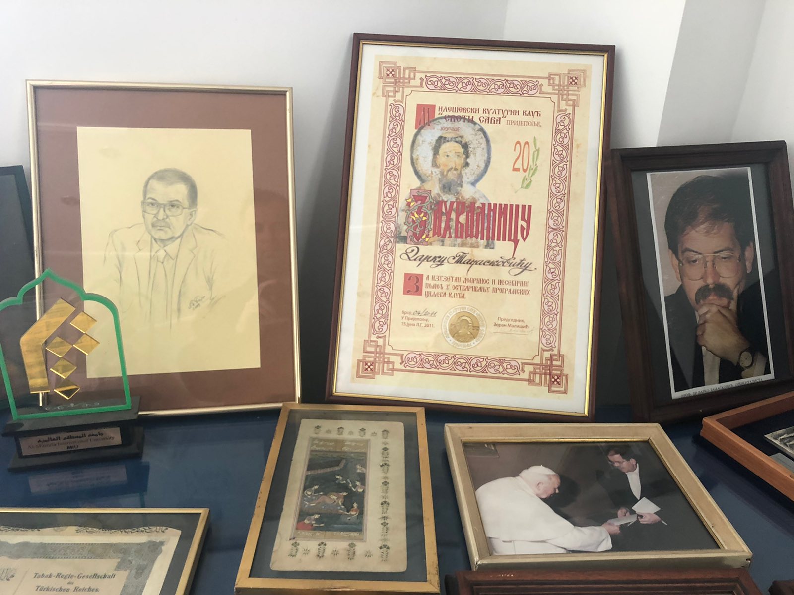 beograd 02.03.2020 profesor Tanaskovć, biblioteka koju je poklonio, legat orjentaliste i diplomate Darka Tanaskovića