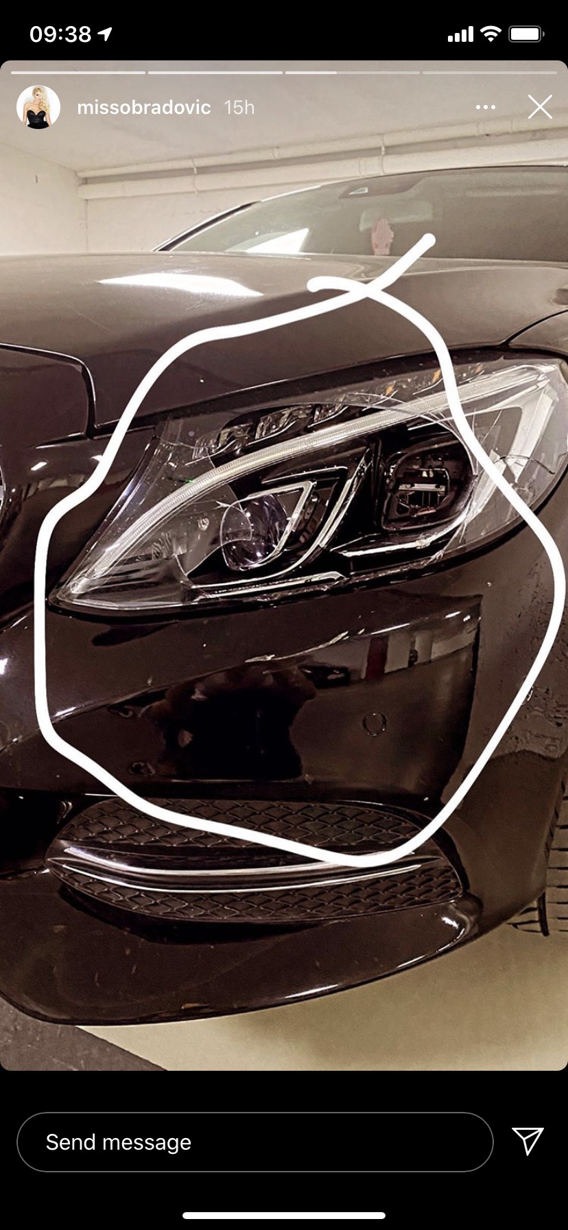 Sandra Obradović, auto, automobil Foto: Instagram/missobradovic