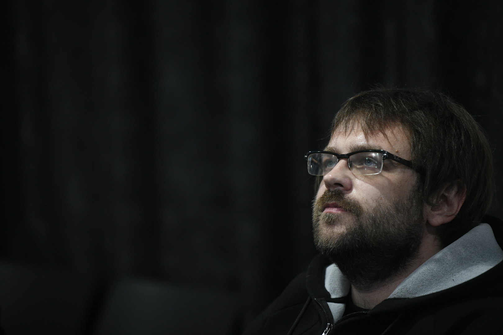 Beograd 04.03.2020. Mladen Đorđević reditelj i ekipa filma
"Sumrak u bečkom haustoru" FEST Foto:Nemanja Jovanović/Nova.rs