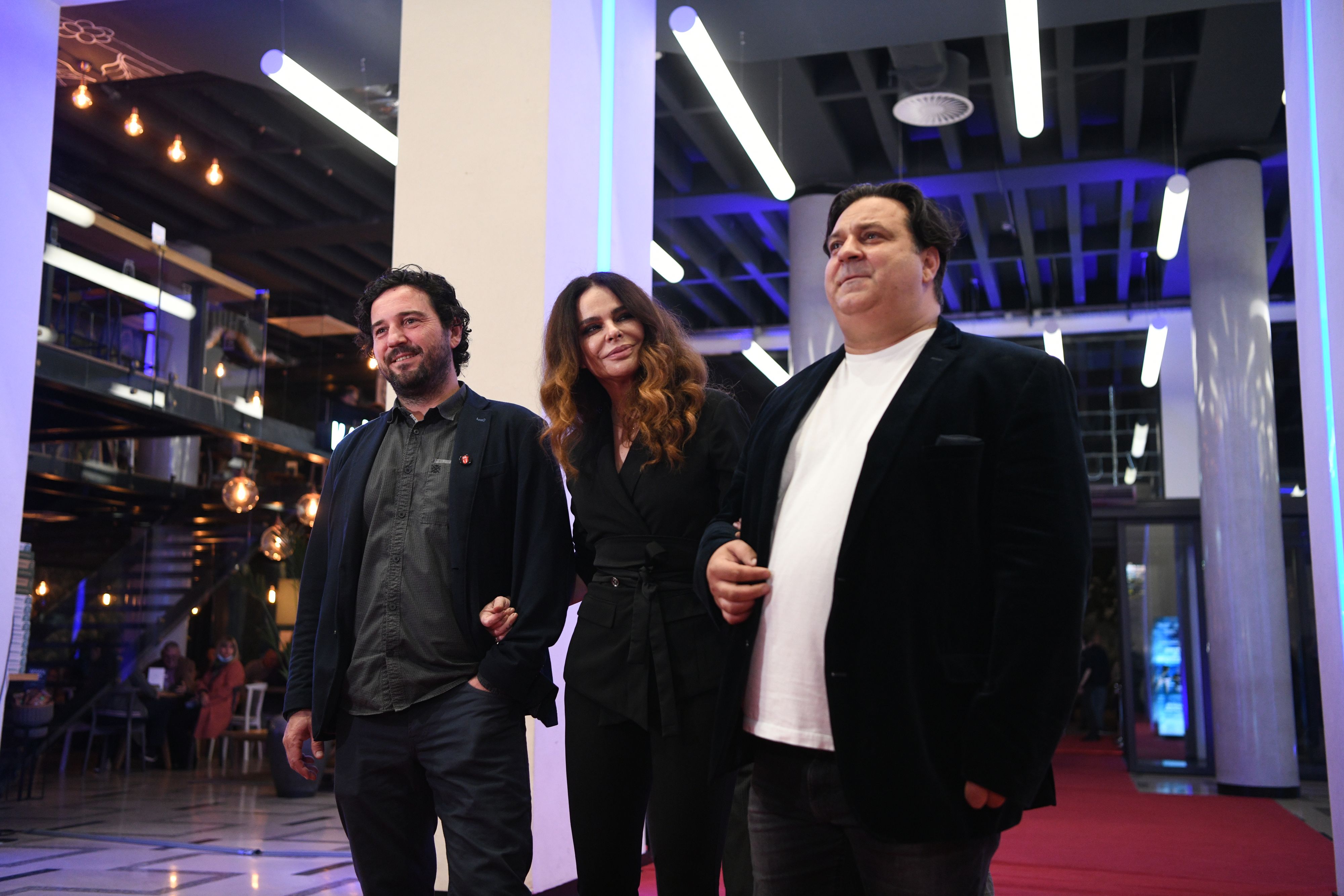 Beograd, 29.10.2020. Kombank Dvorana, Dom Sindikata, Premijera filma Vikend sa ćaletom, Miljan Davidović, Srna Lango, Marko Gvero Foto: Filip Krainčanić/Nova.rs