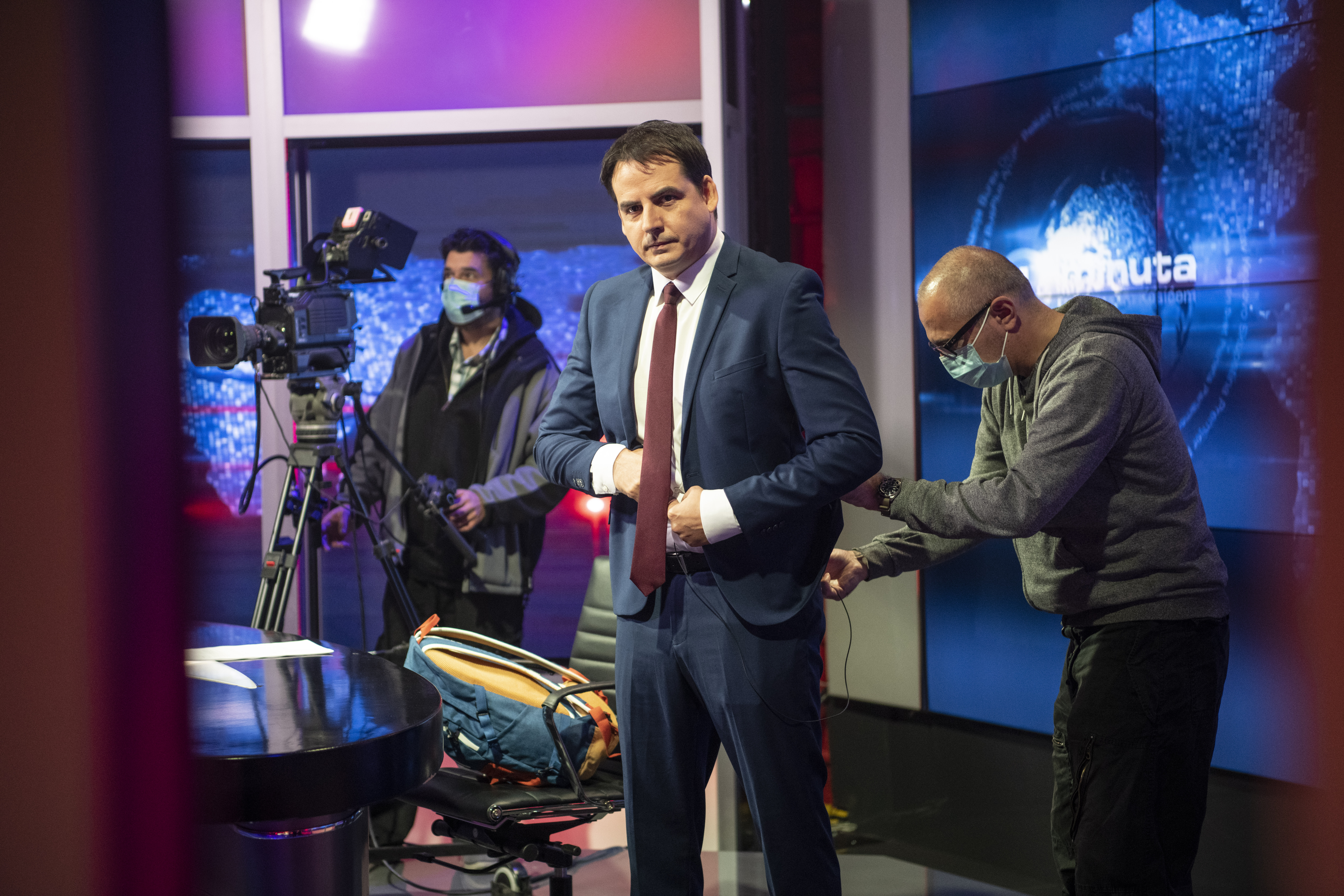 Beograd 30.10.2020. Zoran Kesić, autor i voditelj emisije 24 minuta, emisija 24 minuta Foto: Dragan Mujan/Nova.rs