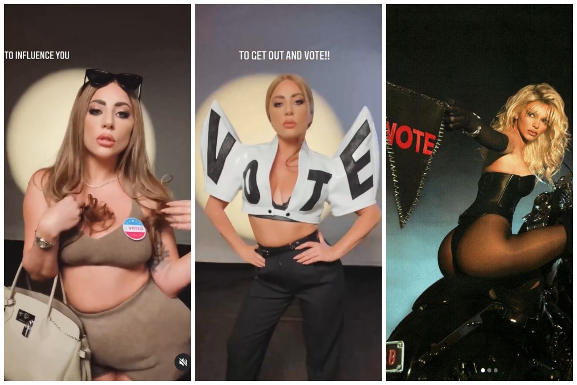 Lejdi Gaga, Kendal Džener glasanje
