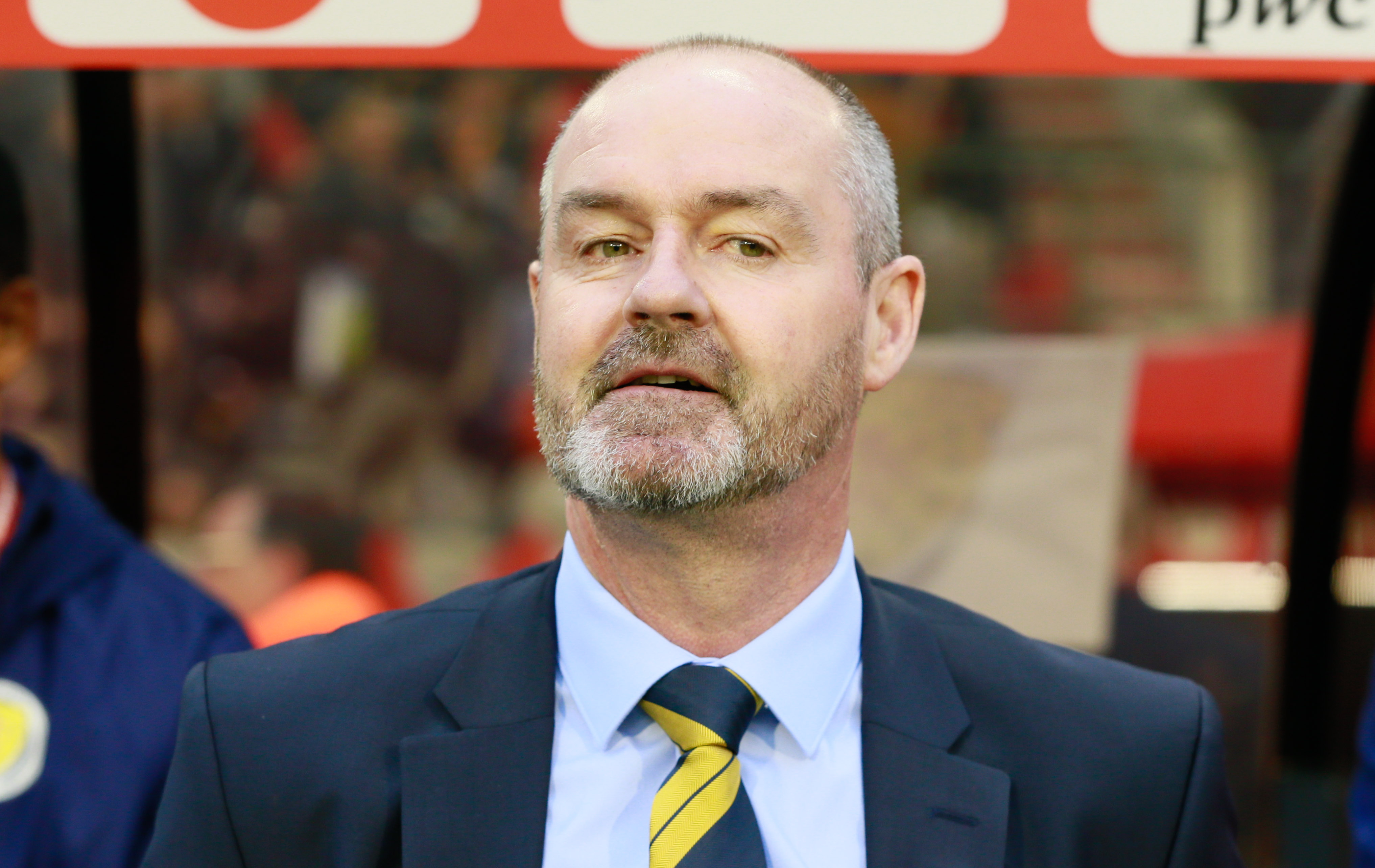 epa07641796 Steve Clarke, head coach of Scotland, during the UEFA EURO 2020, Group I qualifying soccer match  between Belgium and Scotland at the King Baudouin stadium in Brussels, Belgium, 11 June 2019.  EPA-EFE/STEPHANIE LECOCQ