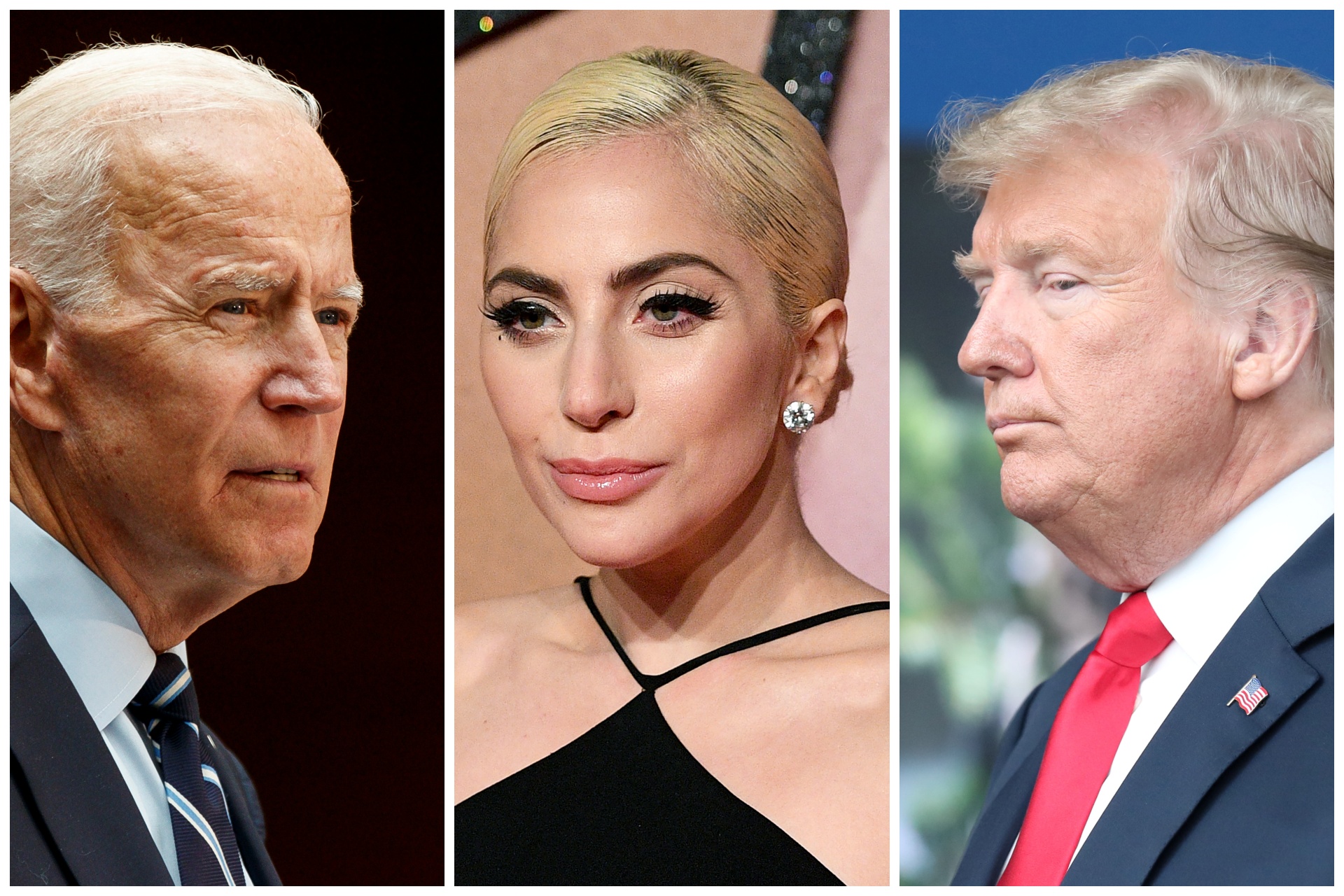 Bajden, Lejdi Gaga, Tramp