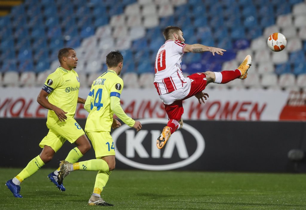 Fudbal-UEFA Europa League-Group L
Crvena Zvezda v Gent
Beograd, 05.11.2020.
foto: Miroslav Todorovic/Starsportphoto ©