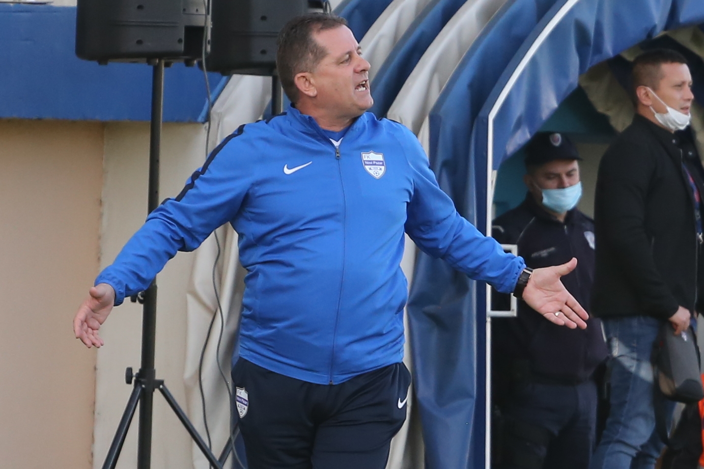 Fudbal Linglong Super League Season 2020-2021
FK Novi Pazar v FK Zlatibor Cajetina
Kenan Kolasinac coach
Novi Pazar City Stadium 07.11.2020.
foto: Irfan Licina/Starsportphoto ©