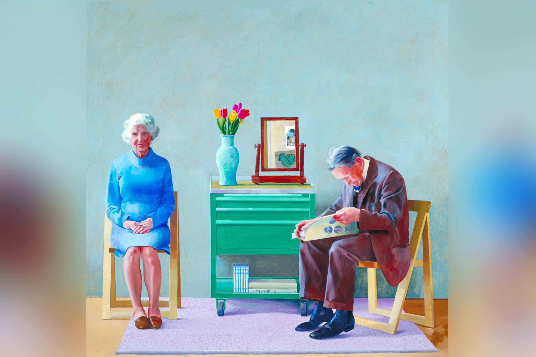 Umetnička dela za ostanak kod kuće My Parents 1977 David Hockney born 1937 Purchased 1981 http://www.tate.org.uk/art/work/T03255