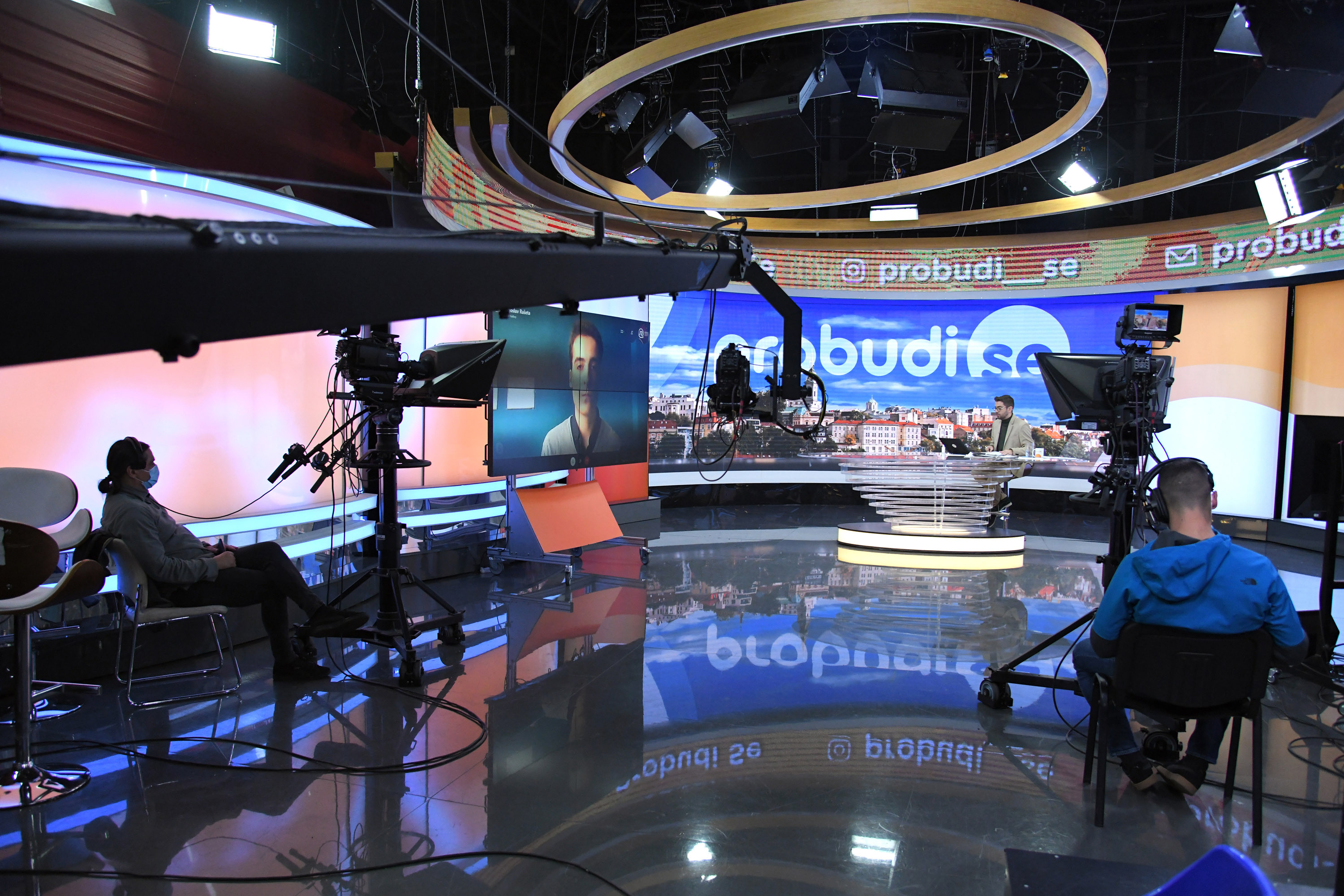 Beograd, 08.11.2020. Iza kulisa, jutarnji program  "Probudi se", snimanje jutarnjeg programa Foto: Nemanja Jovanović/Nova.rs