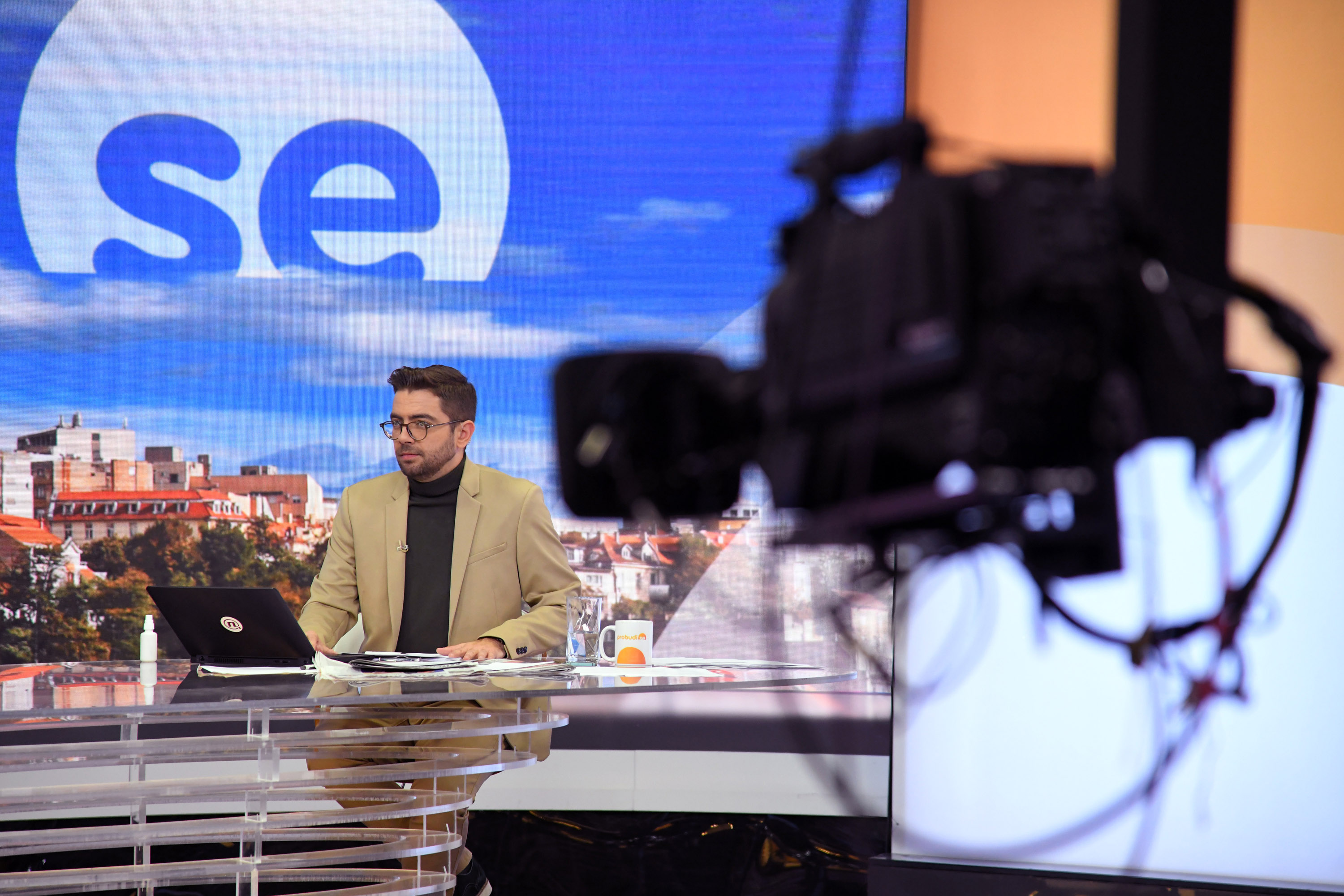 Beograd, 08.11.2020. Iza kulisa, jutarnji program  "Probudi se", snimanje jutarnjeg programa Foto: Nemanja Jovanović/Nova.rs