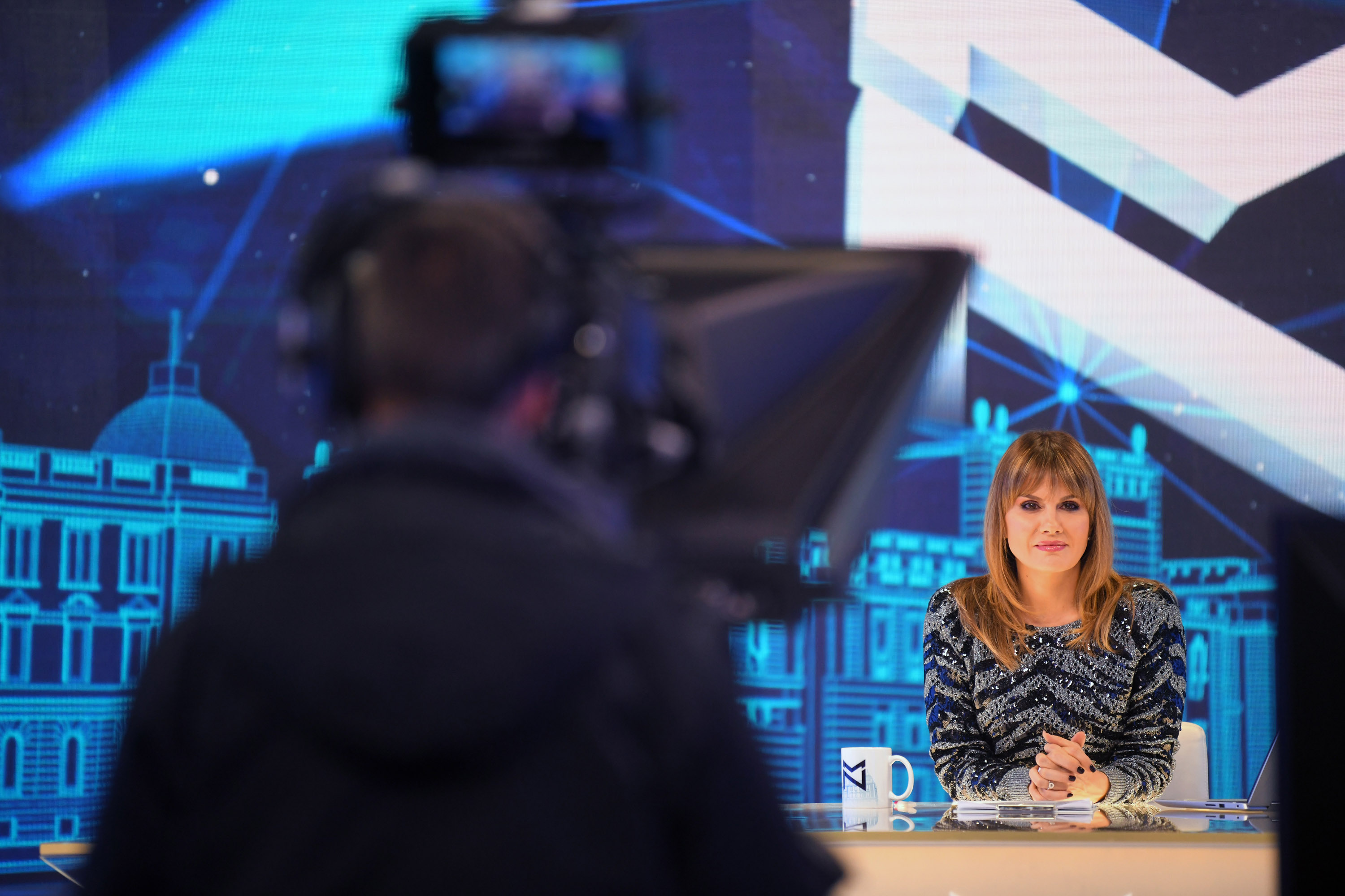 Beograd 09. novembar 2020. Maja Nikolic Snimanje emisije Medju nama na televiziji Nova S Foto:Nemanja Jovanović/Nova.rs